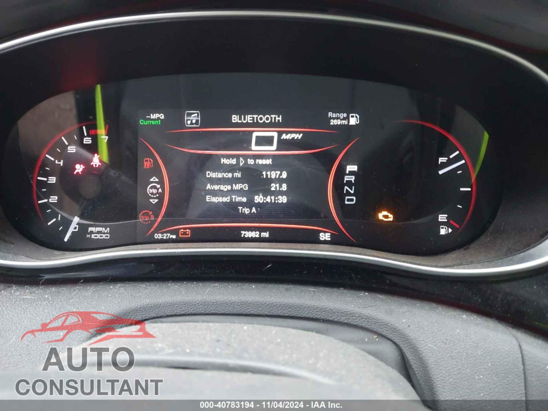 DODGE DART 2013 - 1C3CDFCA1DD320312