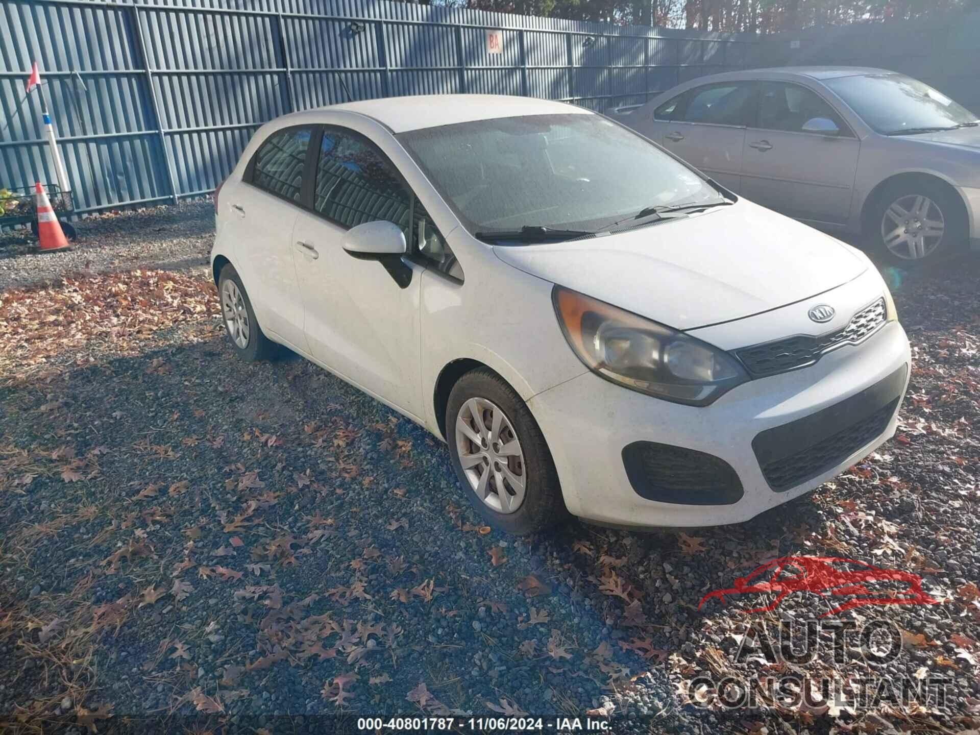 KIA RIO5 2012 - KNADM5A36C6026757