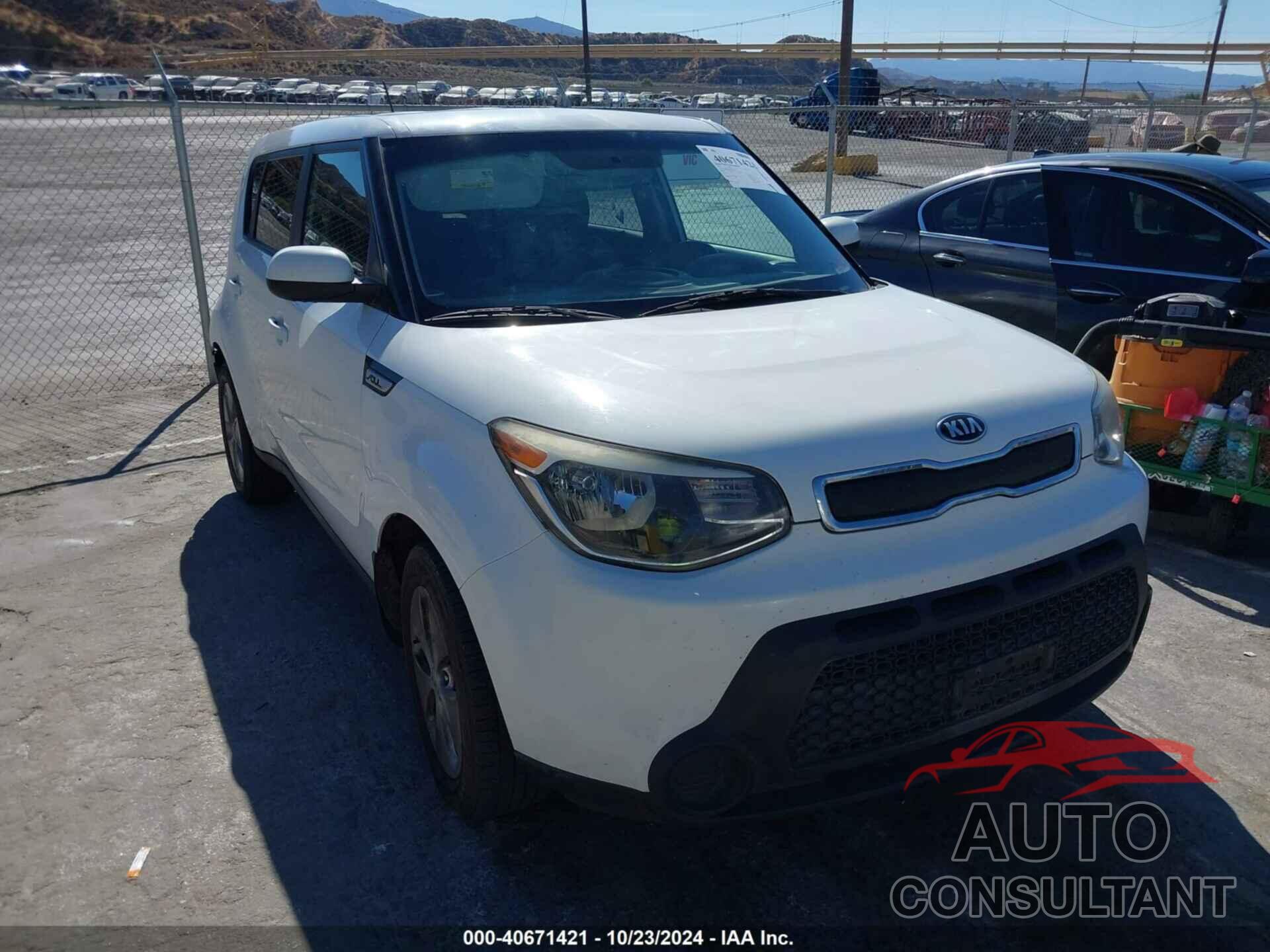 KIA SOUL 2015 - KNDJN2A28F7142291