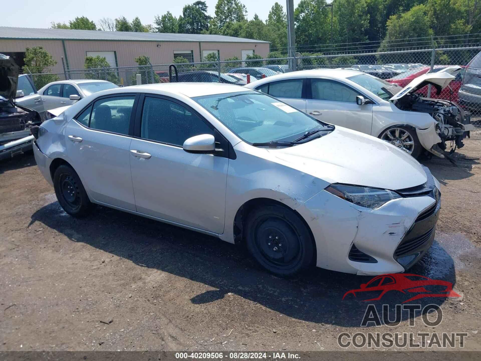 TOYOTA COROLLA 2019 - 2T1BURHE0KC145288