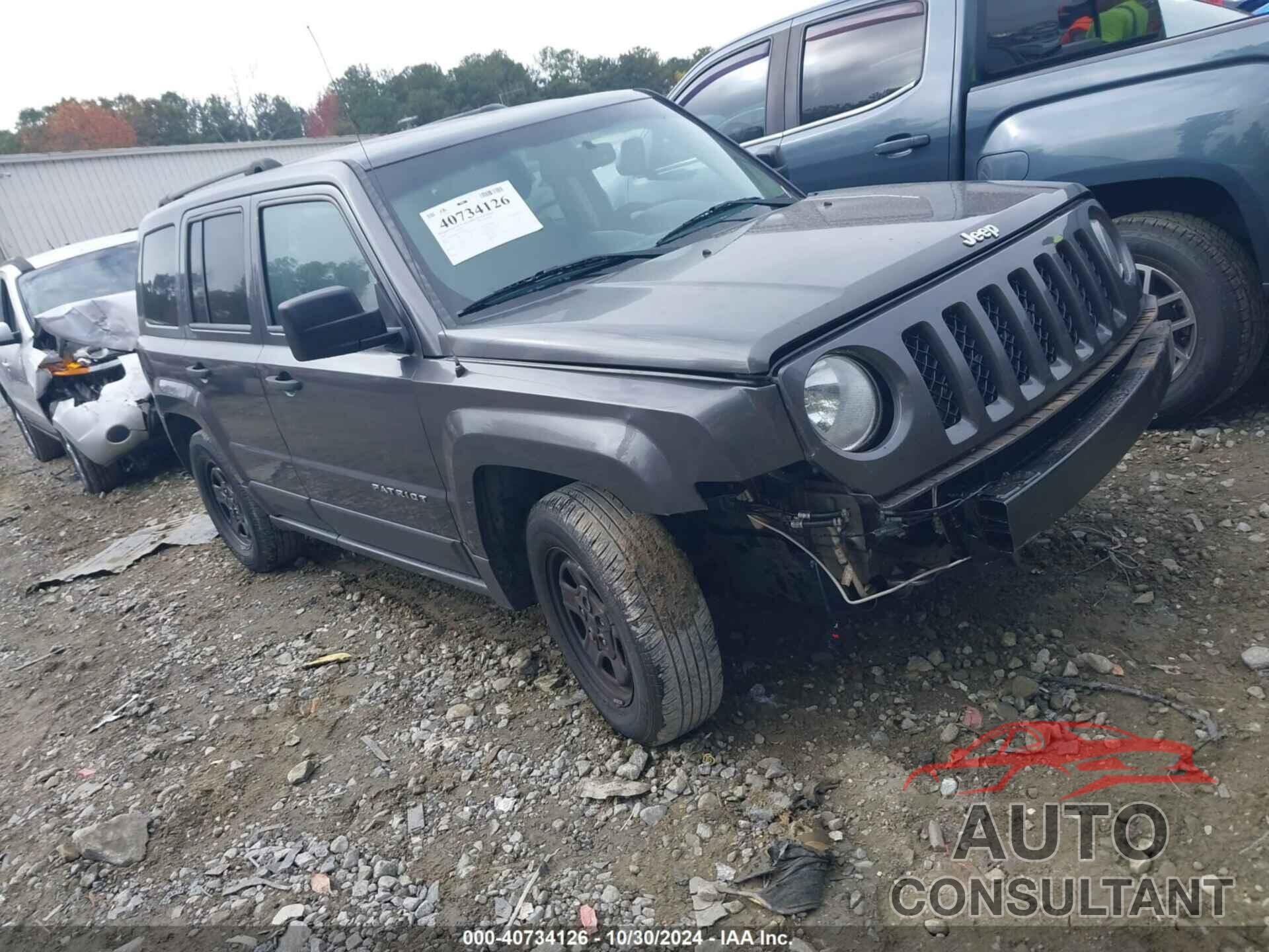 JEEP PATRIOT 2016 - 1C4NJPBA0GD503399