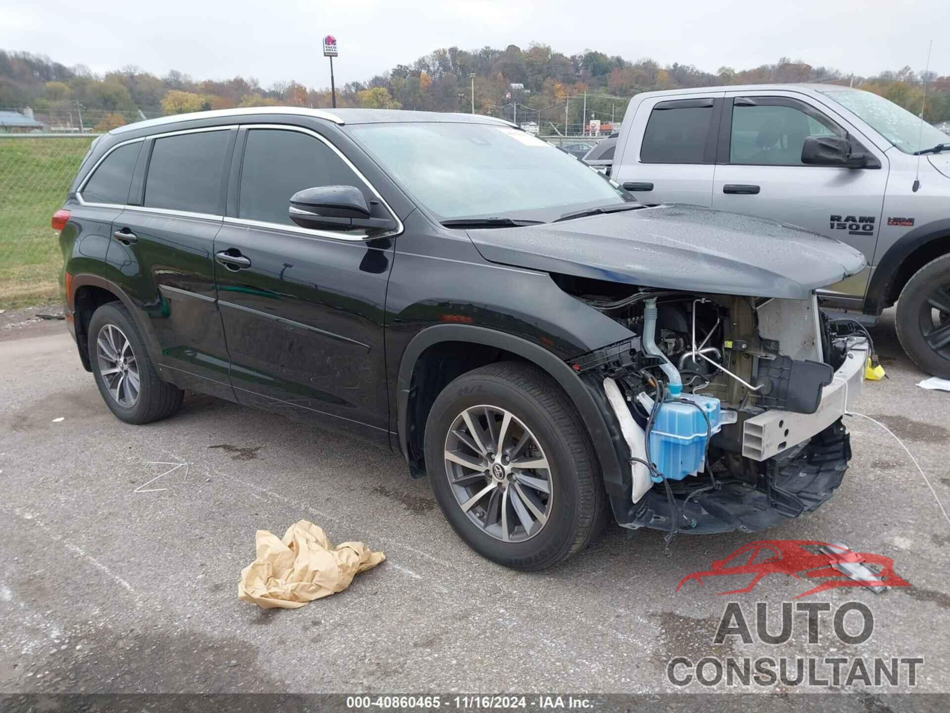 TOYOTA HIGHLANDER 2018 - 5TDJZRFH6JS551883