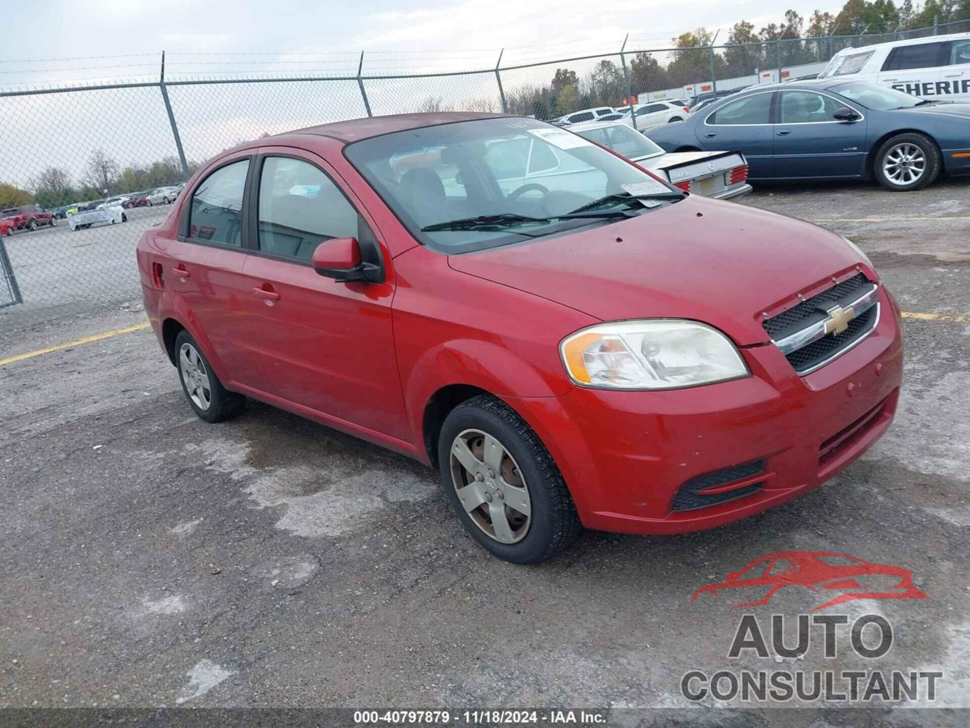 CHEVROLET AVEO 2011 - KL1TD5DE5BB217093