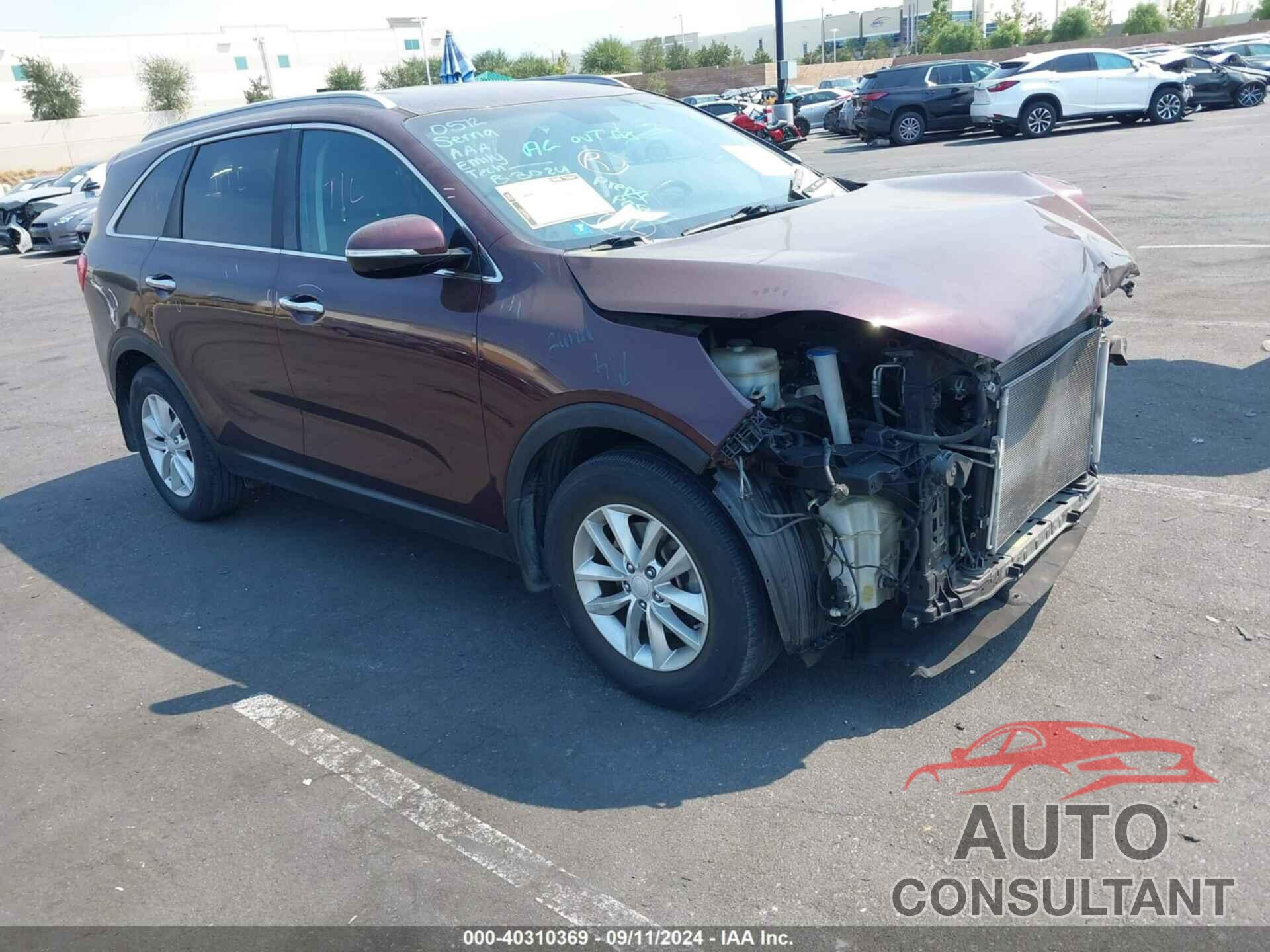 KIA SORENTO 2017 - 5XYPG4A34HG191938