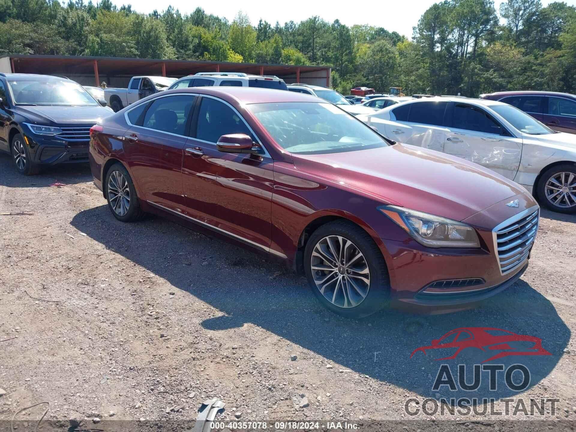 HYUNDAI GENESIS 2016 - KMHGN4JE7GU134181