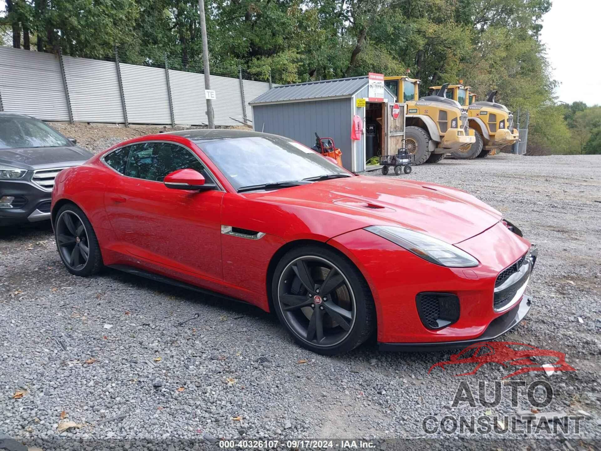 JAGUAR F-TYPE 2018 - SAJD81FV3JCK48683