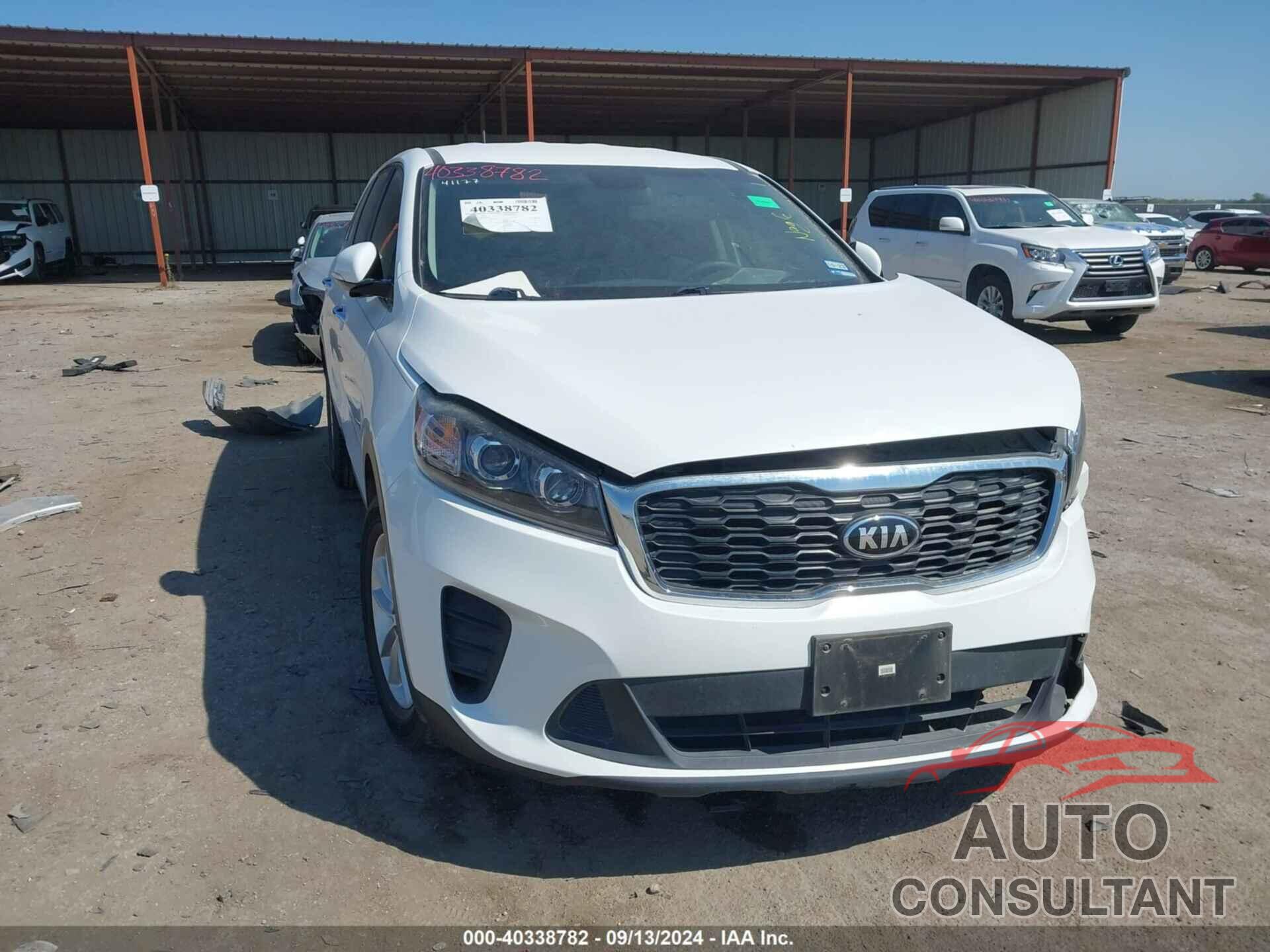 KIA SORENTO 2019 - 5XYPG4A36KG599882