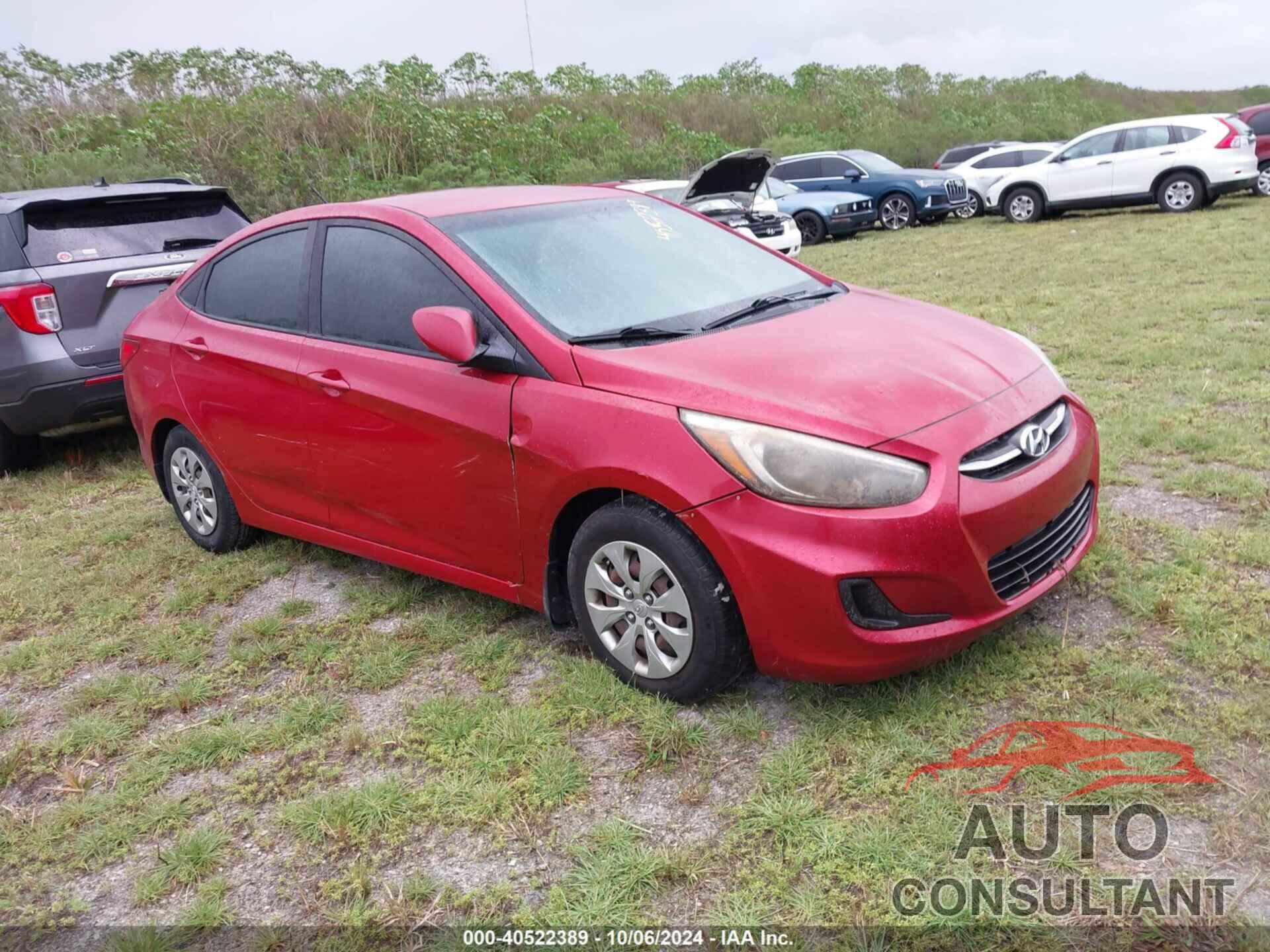 HYUNDAI ACCENT 2016 - KMHCT4AE5GU163232