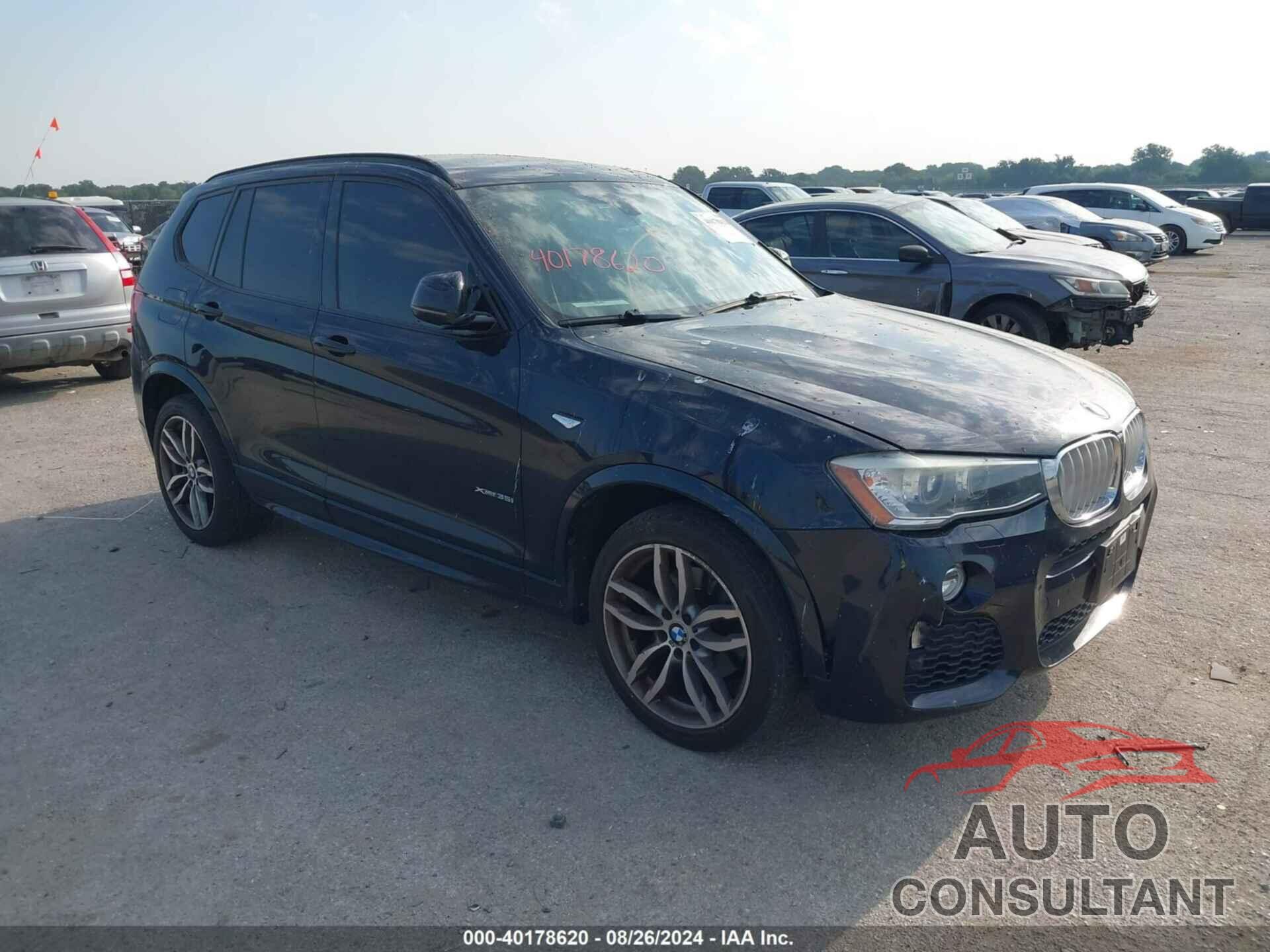 BMW X3 2016 - 5UXWX7C51G0R17706