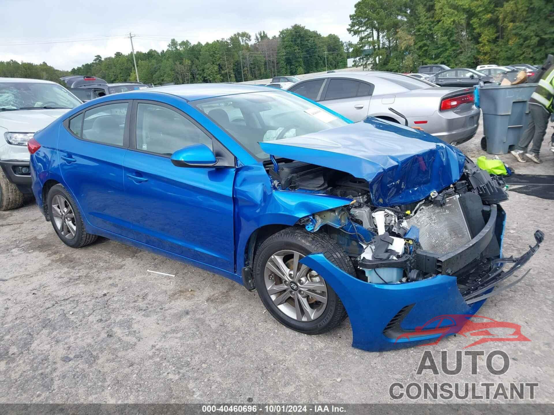 HYUNDAI ELANTRA 2018 - 5NPD84LF7JH270008