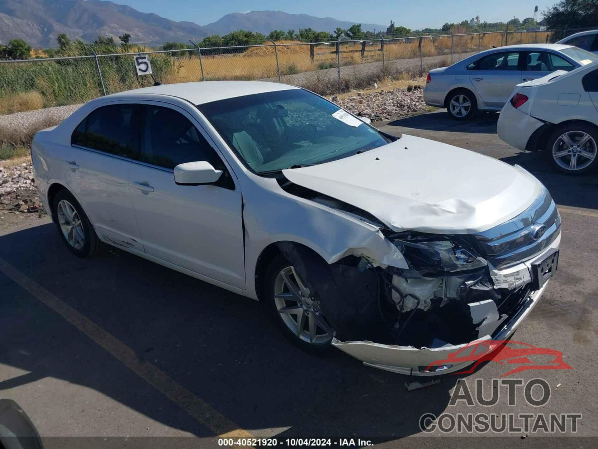 FORD FUSION 2012 - 3FAHP0JA9CR266049