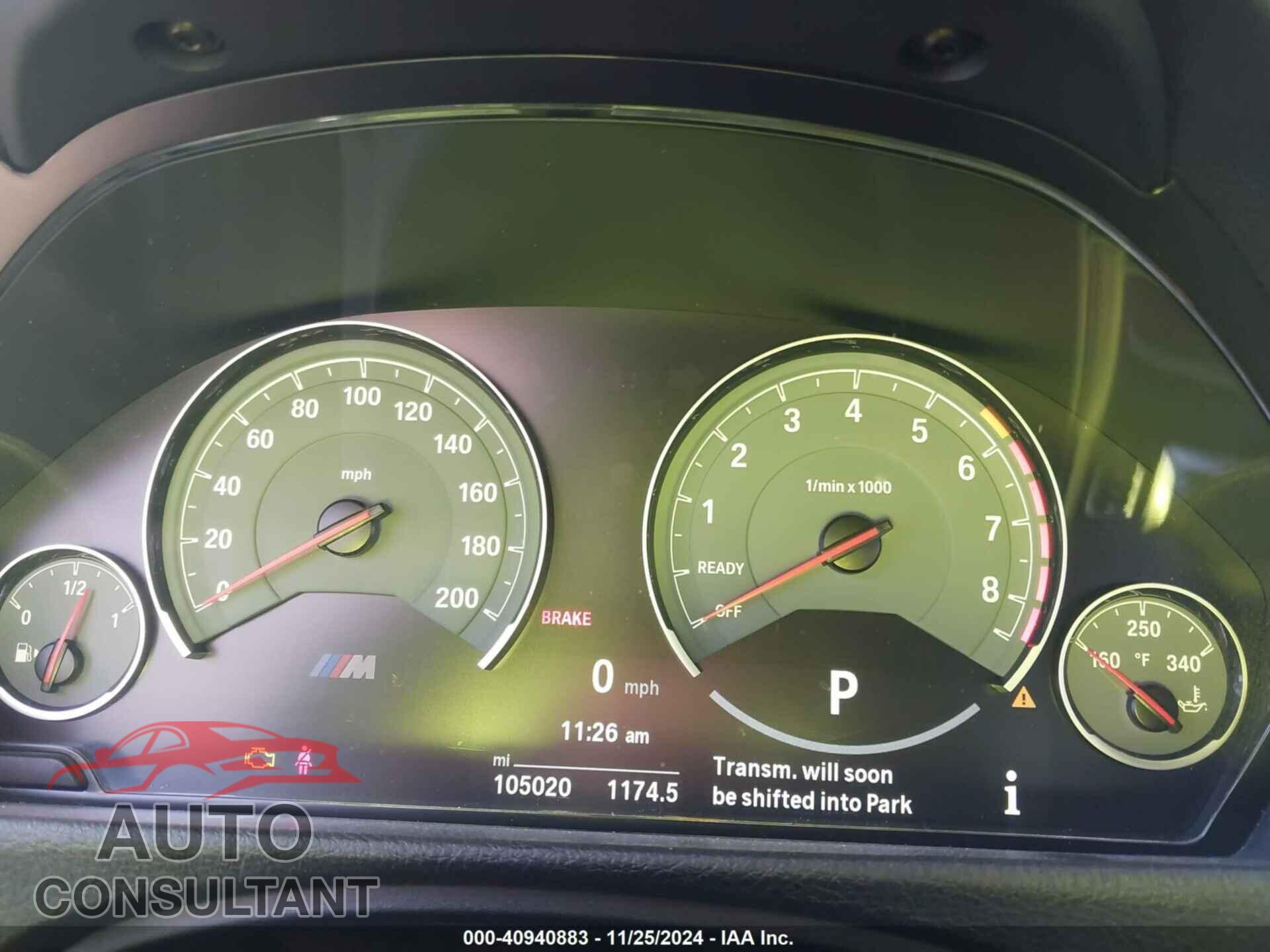 BMW M3 2016 - WBS8M9C54G5G41499