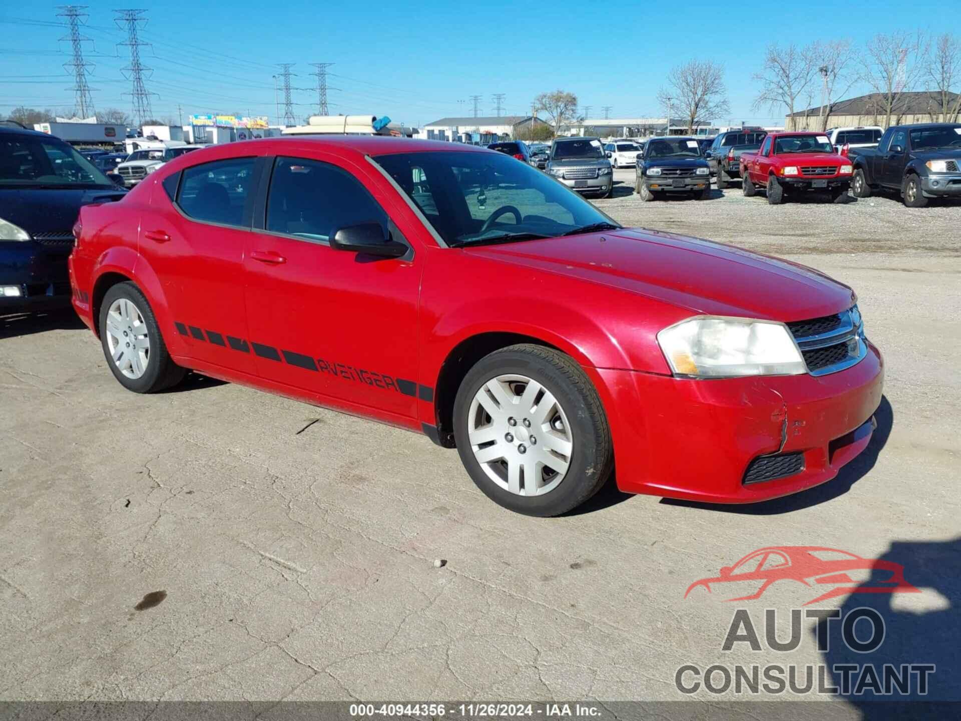 DODGE AVENGER 2014 - 1C3CDZAB0EN126184