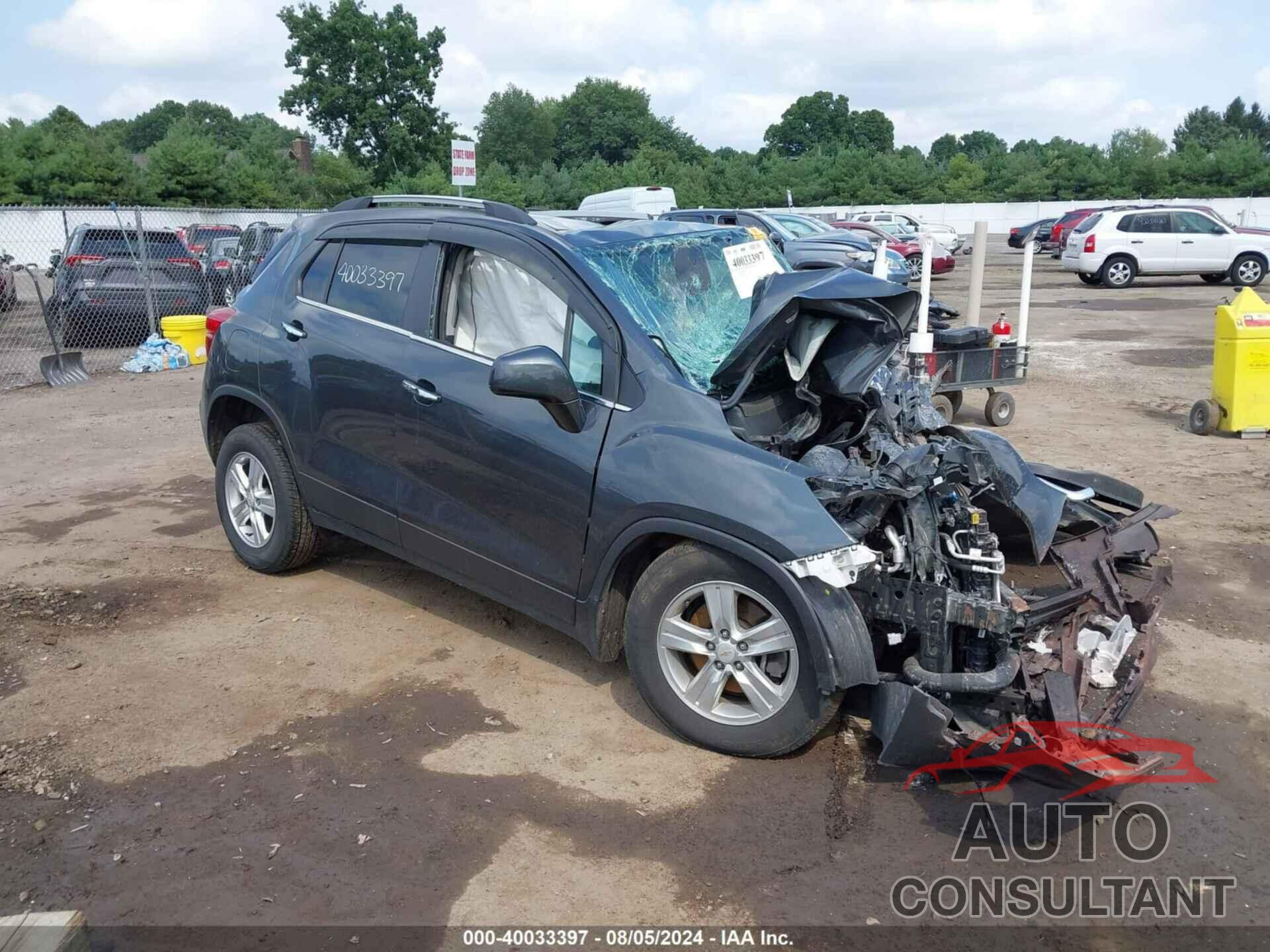 CHEVROLET TRAX 2017 - KL7CJLSB9HB233690