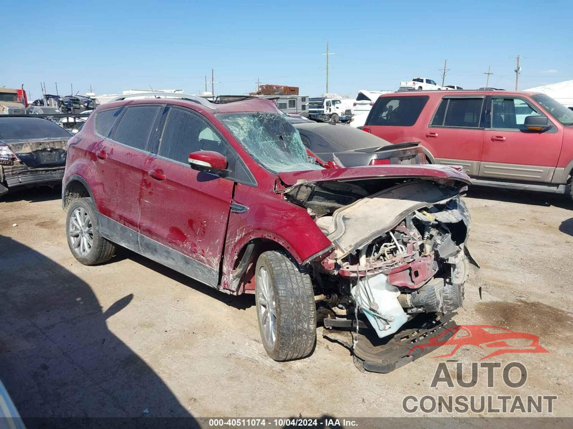 FORD ESCAPE 2018 - 1FMCU9J9XJUD61650