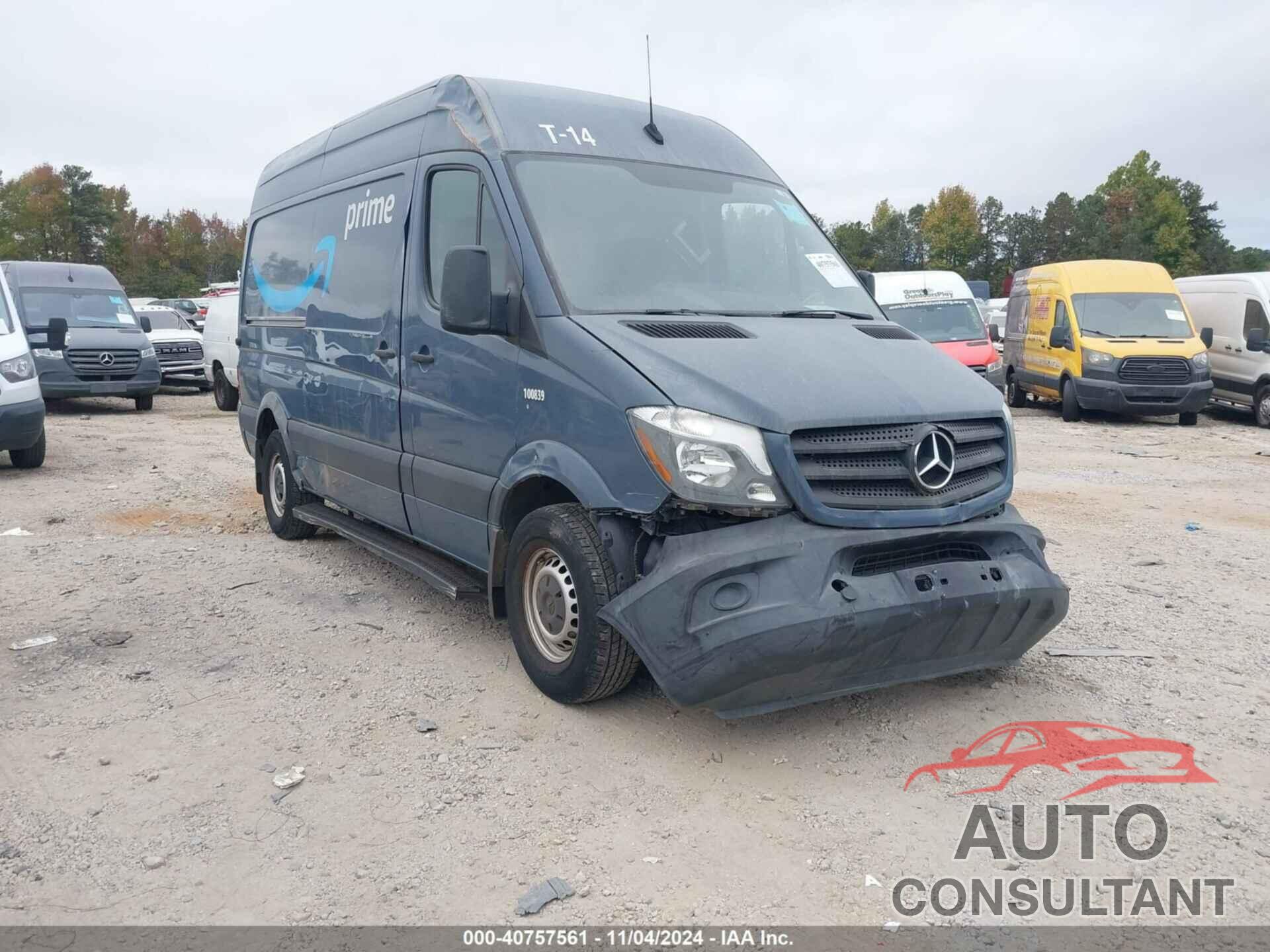 MERCEDES-BENZ SPRINTER 2500 2018 - WD3PE7CD1JP635609
