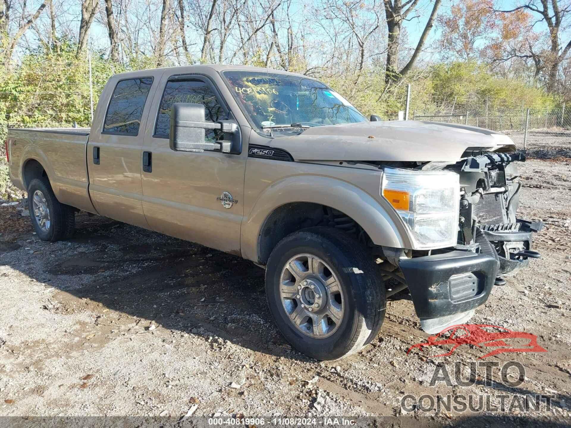 FORD F-250 2012 - 1FT7W2BT4CEC58142