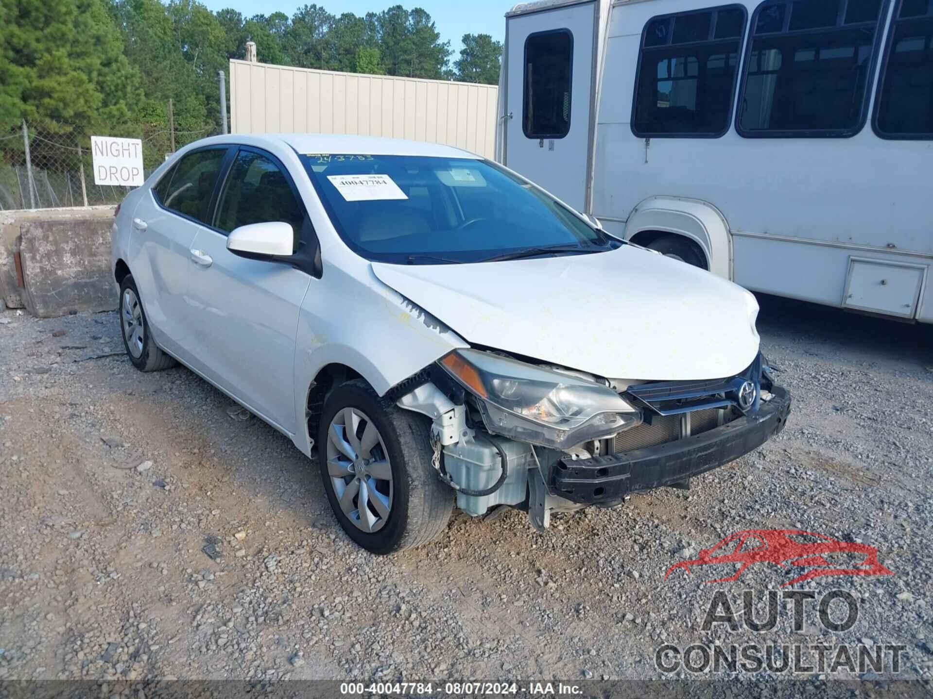 TOYOTA COROLLA 2016 - 5YFBURHE1GP446109