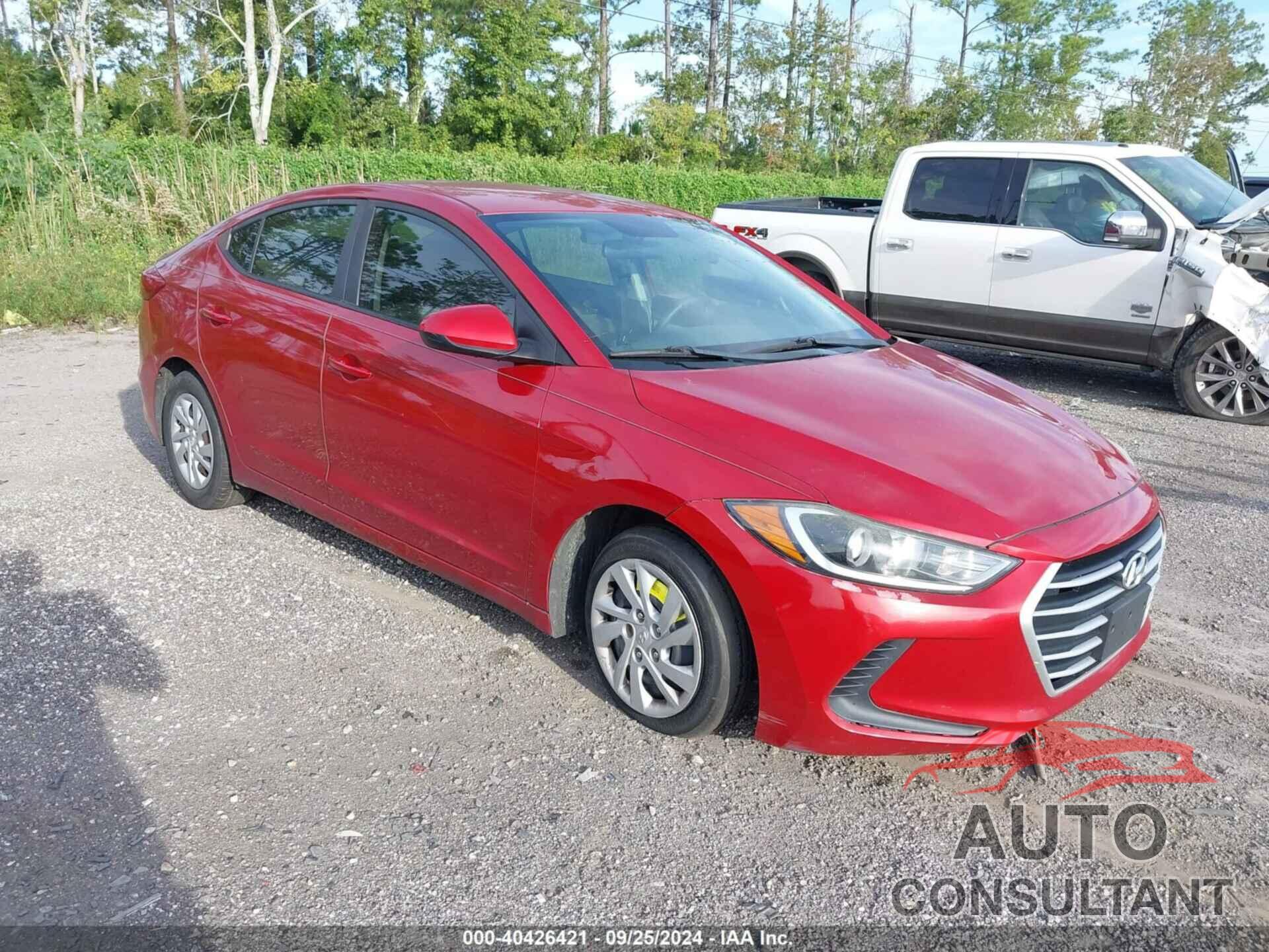 HYUNDAI ELANTRA 2017 - 5NPD74LF7HH168026