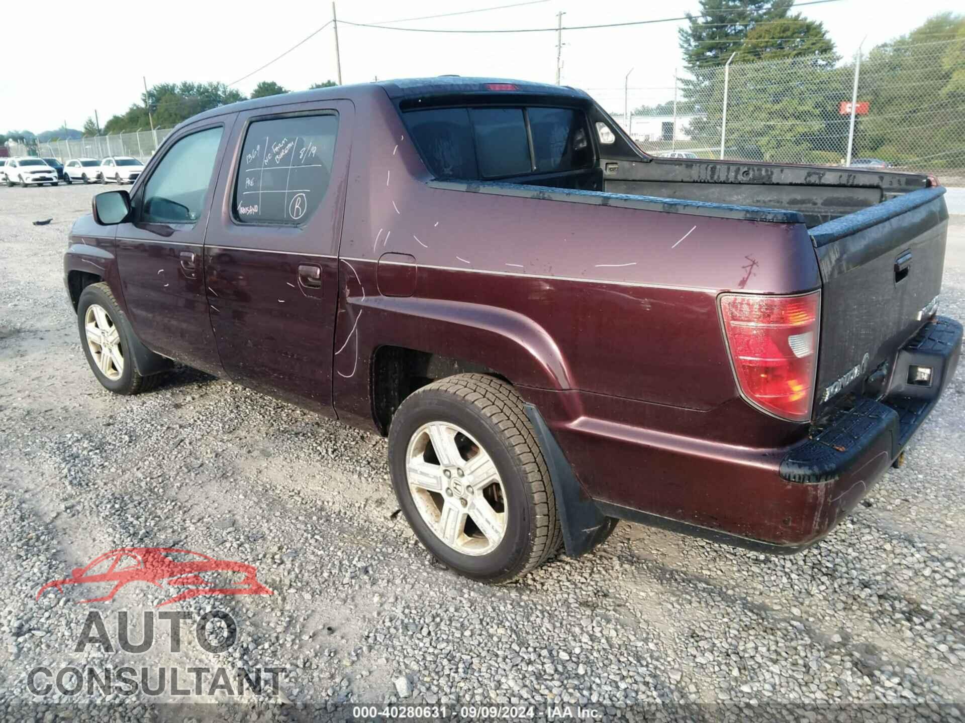 HONDA RIDGELINE 2011 - 5FPYK1F58BB004587