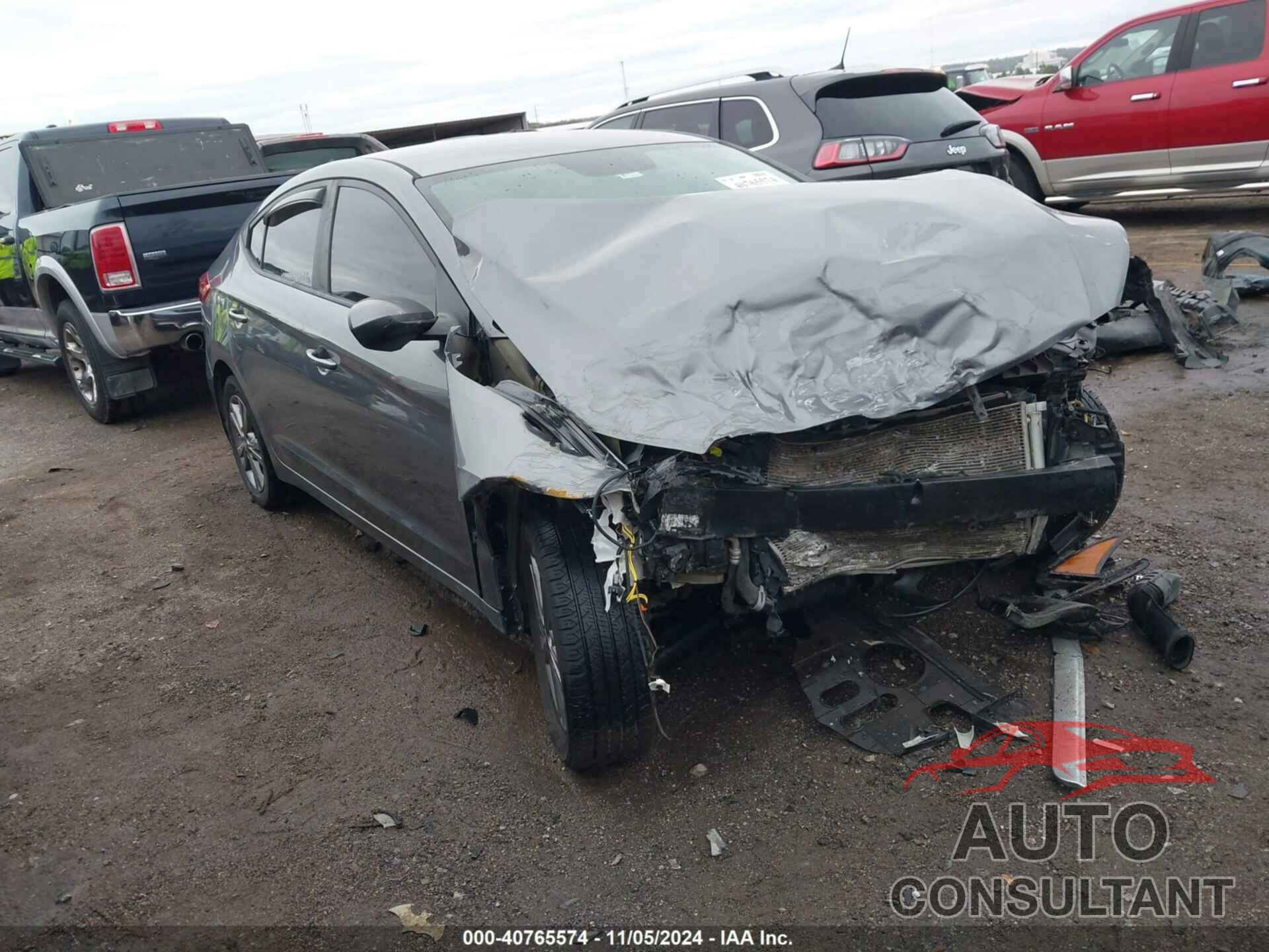 HYUNDAI ELANTRA 2018 - 5NPD84LF0JH394542