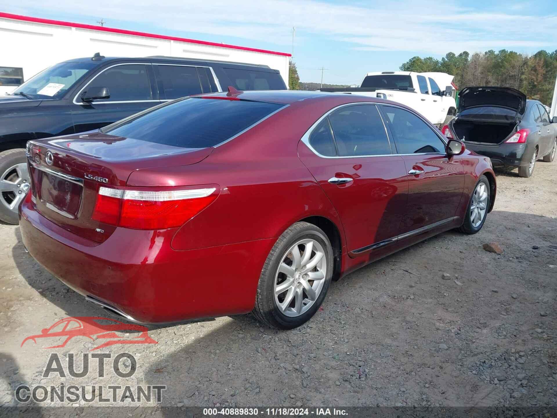 LEXUS LS 460 2009 - JTHCL46FX95001484