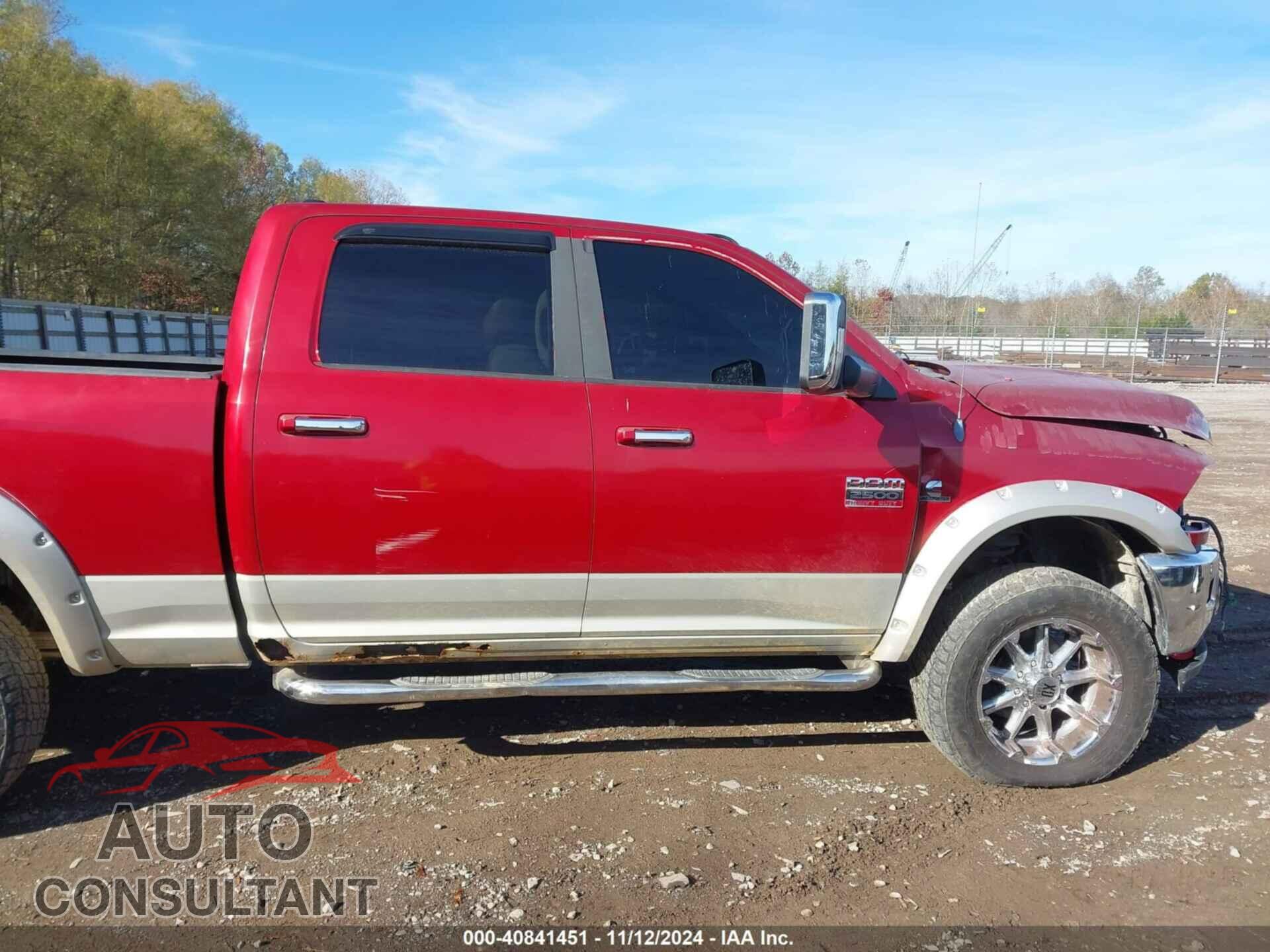 DODGE RAM 2500 2010 - 3D7UT2CL2AG164878