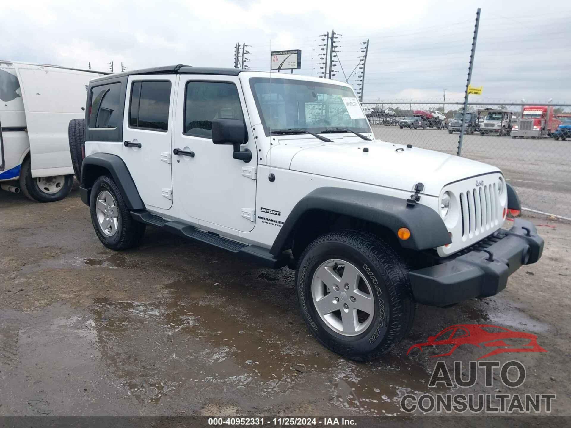 JEEP WRANGLER UNLIMITED 2013 - 1C4HJWDG2DL633890