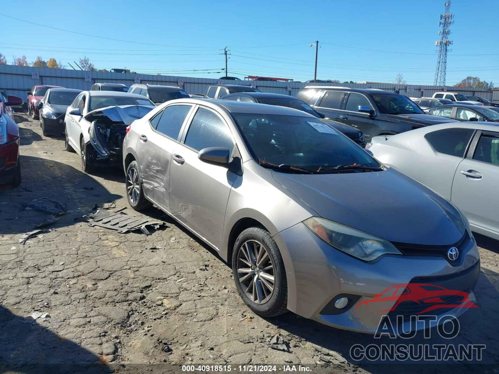 TOYOTA COROLLA 2014 - 5YFBURHE2EP020765