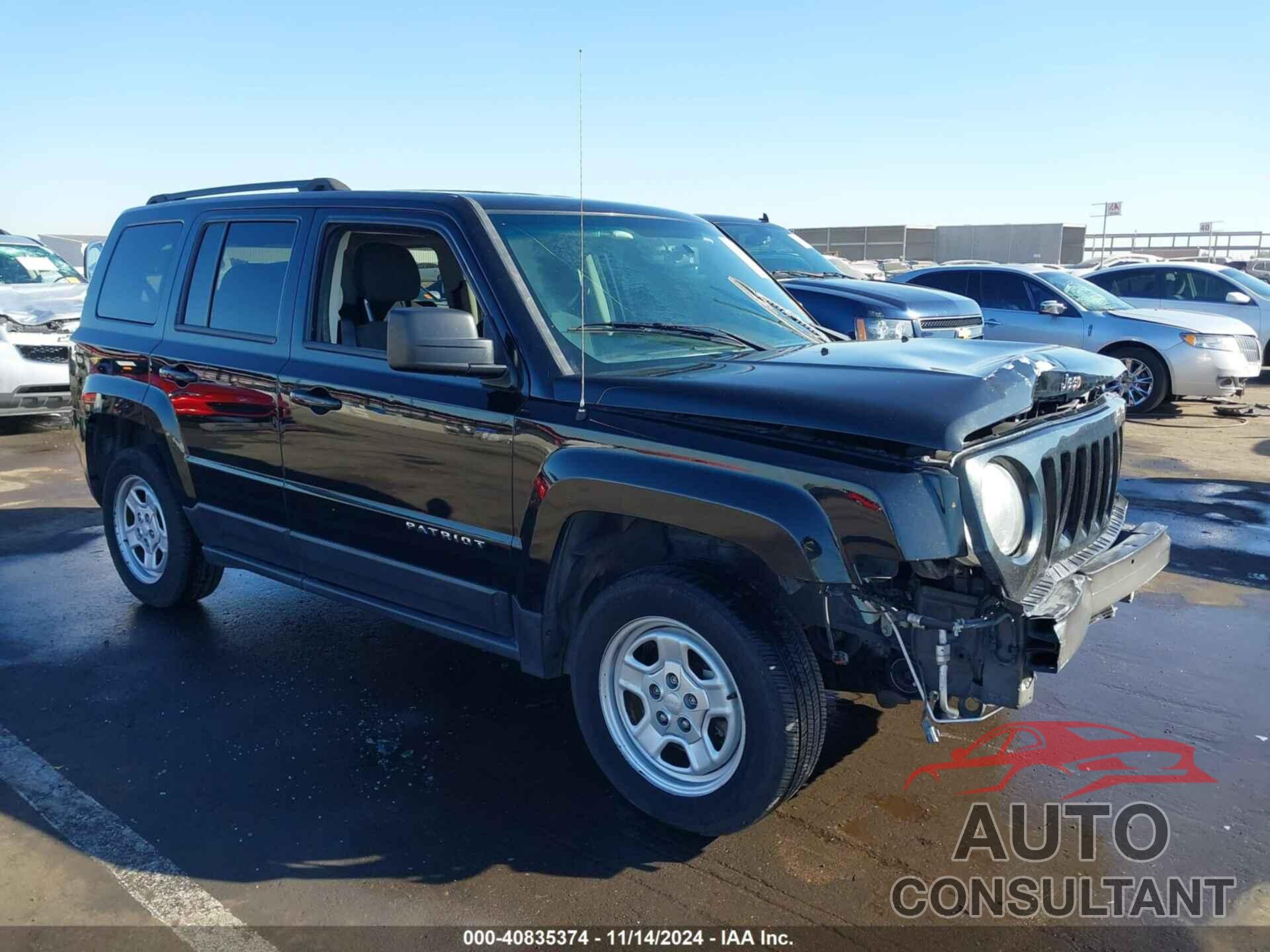 JEEP PATRIOT 2017 - 1C4NJPBA2HD116984