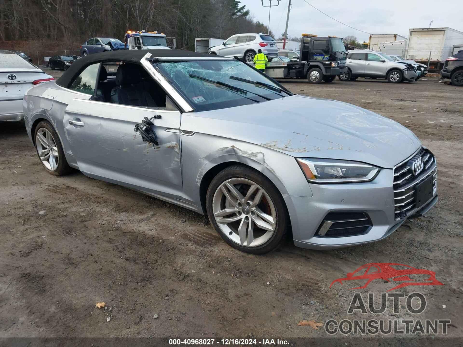 AUDI A5 2019 - WAUYNGF56KN002354