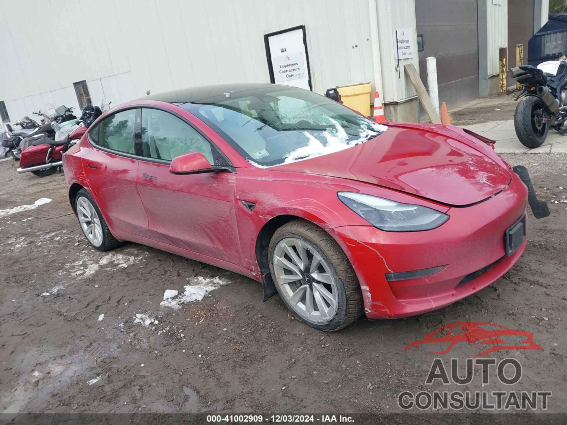 TESLA MODEL 3 2022 - 5YJ3E1EB3NF171624