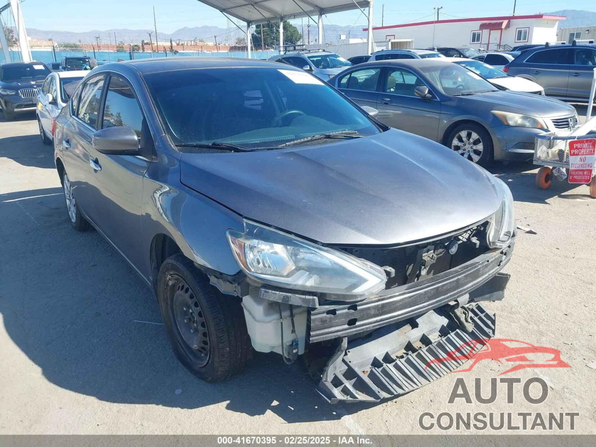 NISSAN SENTRA 2017 - 3N1AB7AP2HY372219