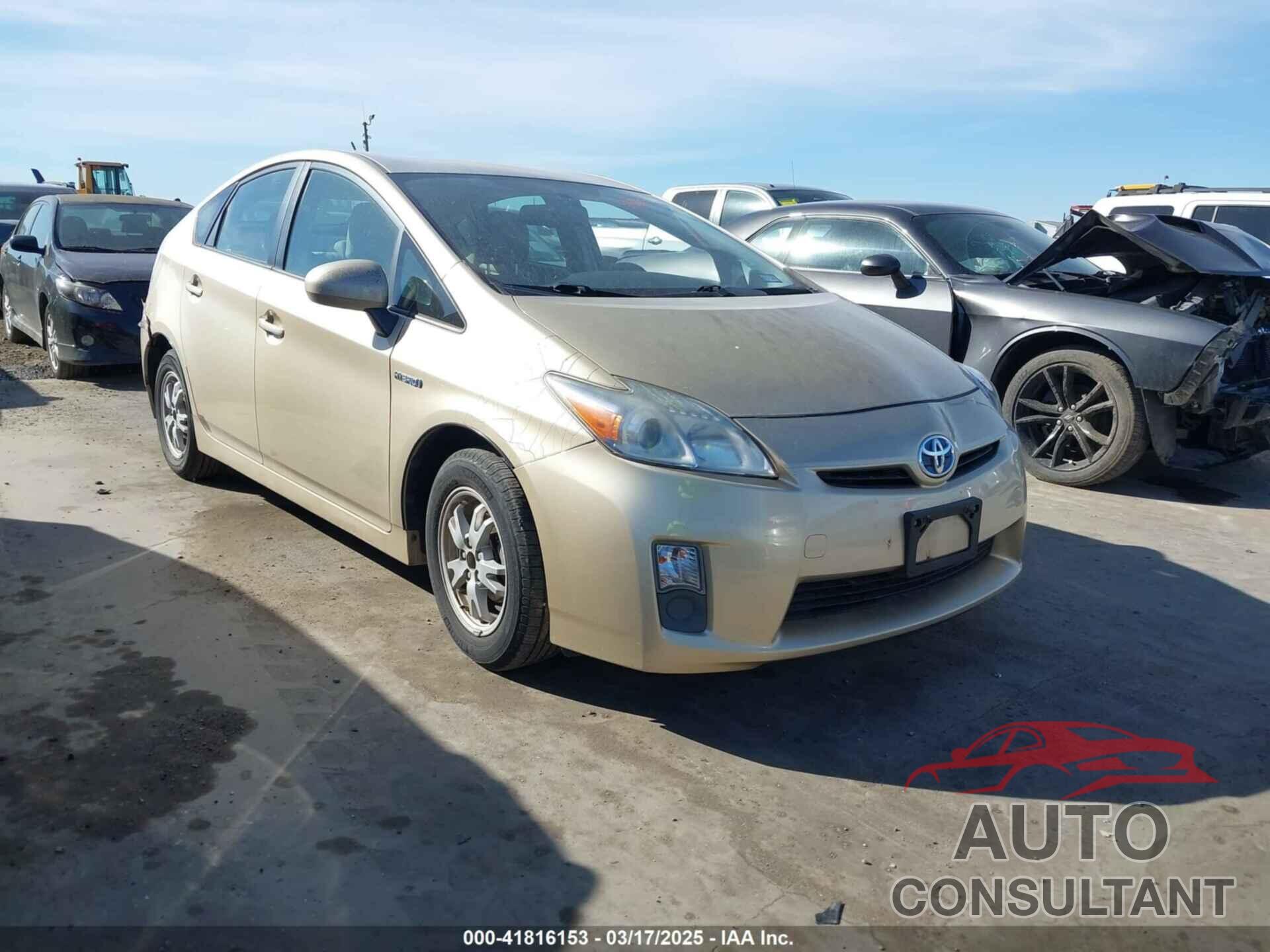 TOYOTA PRIUS 2010 - JTDKN3DU4A0156956