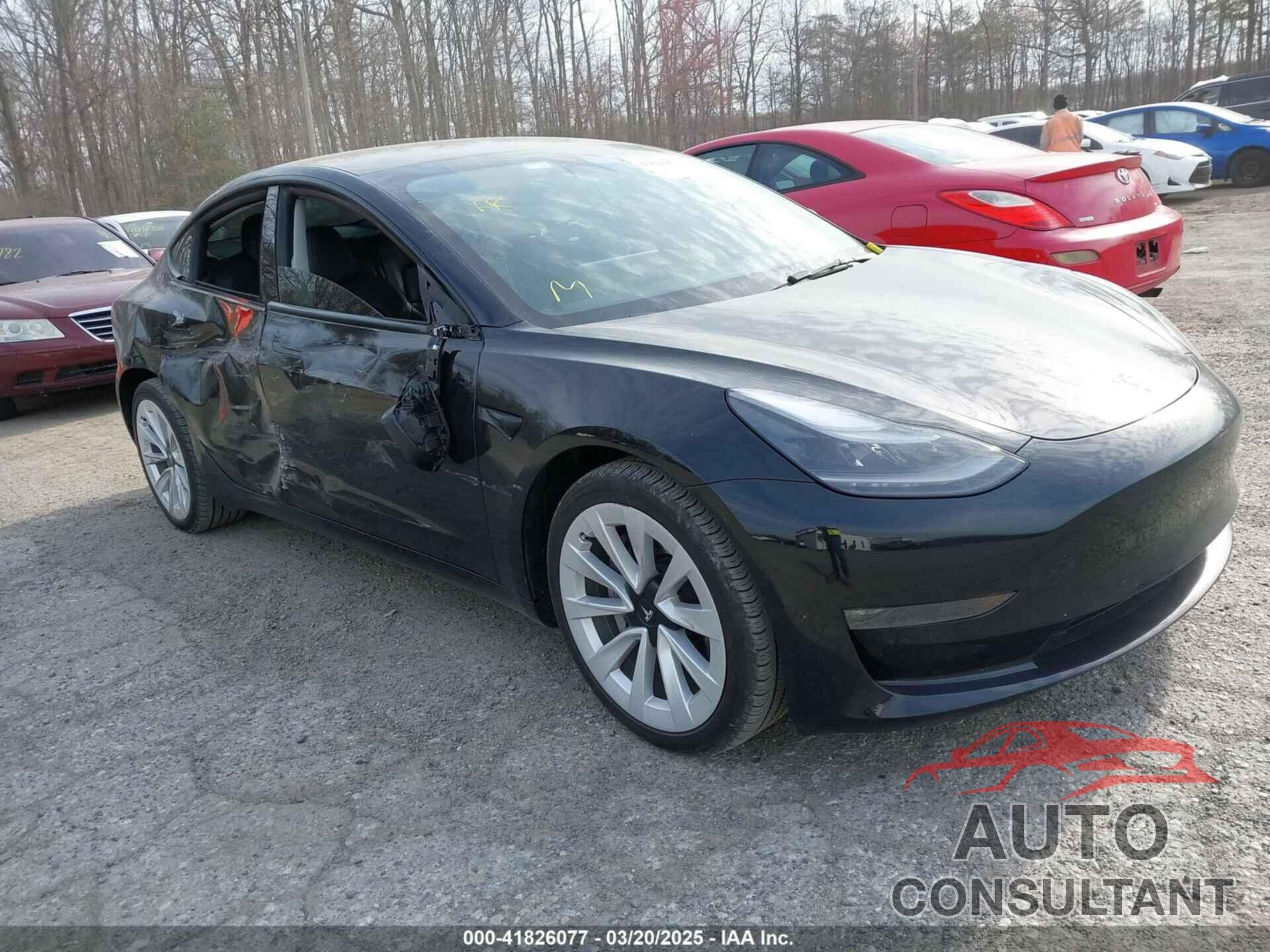 TESLA MODEL 3 2022 - 5YJ3E1EB6NF343869