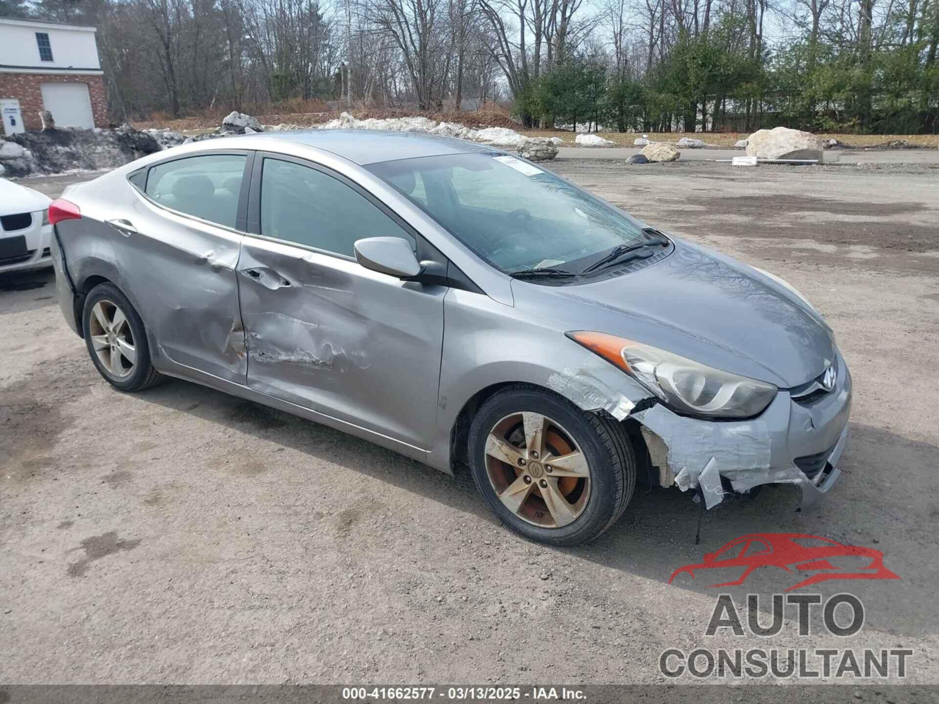HYUNDAI ELANTRA 2012 - KMHDH4AE6CU194330