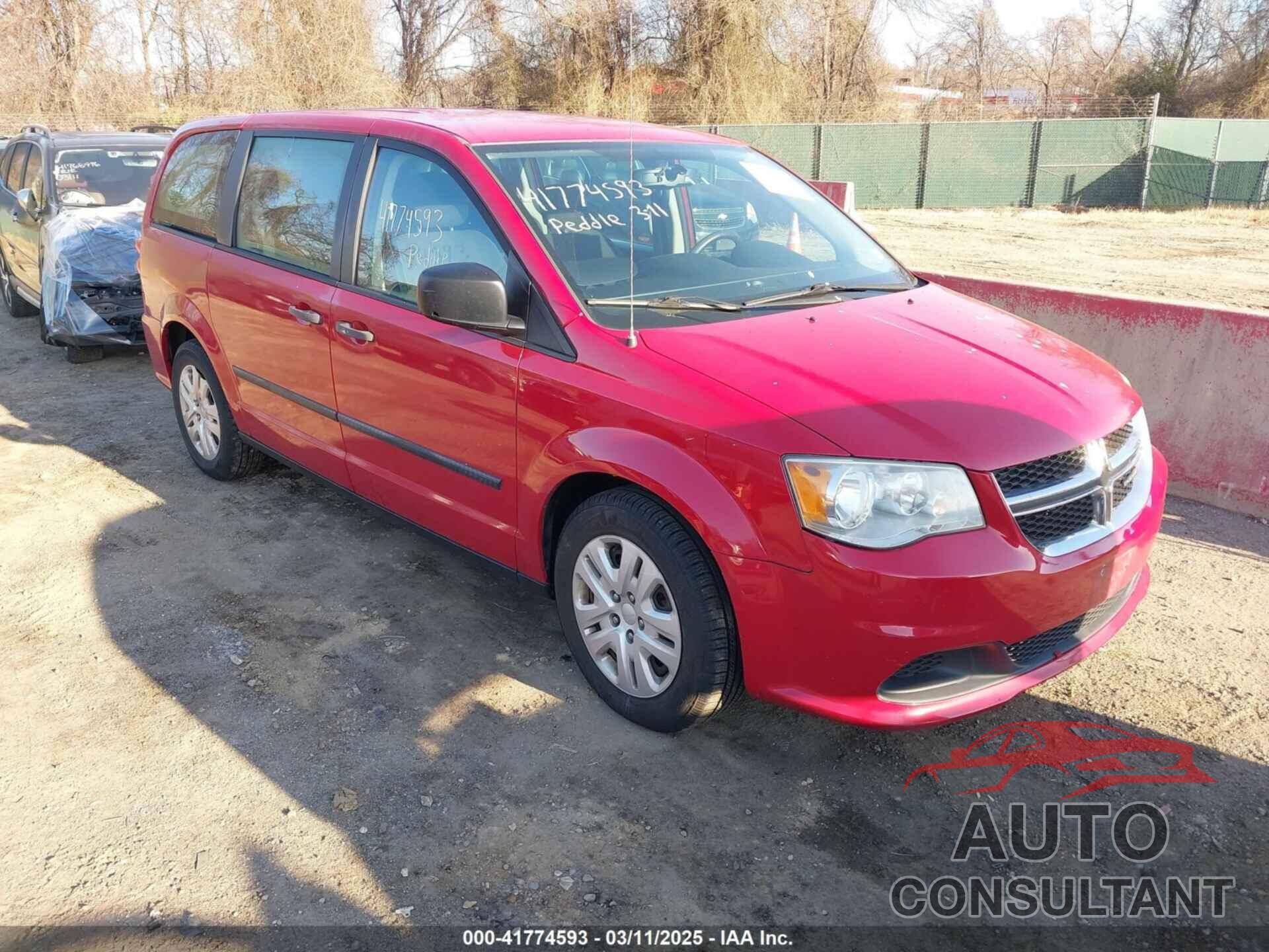 DODGE GRAND CARAVAN 2014 - 2C4RDGBG5ER451758