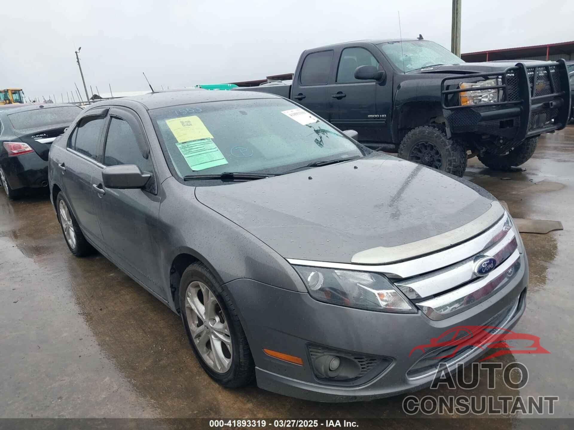 FORD FUSION 2012 - 3FAHP0HA3CR388959