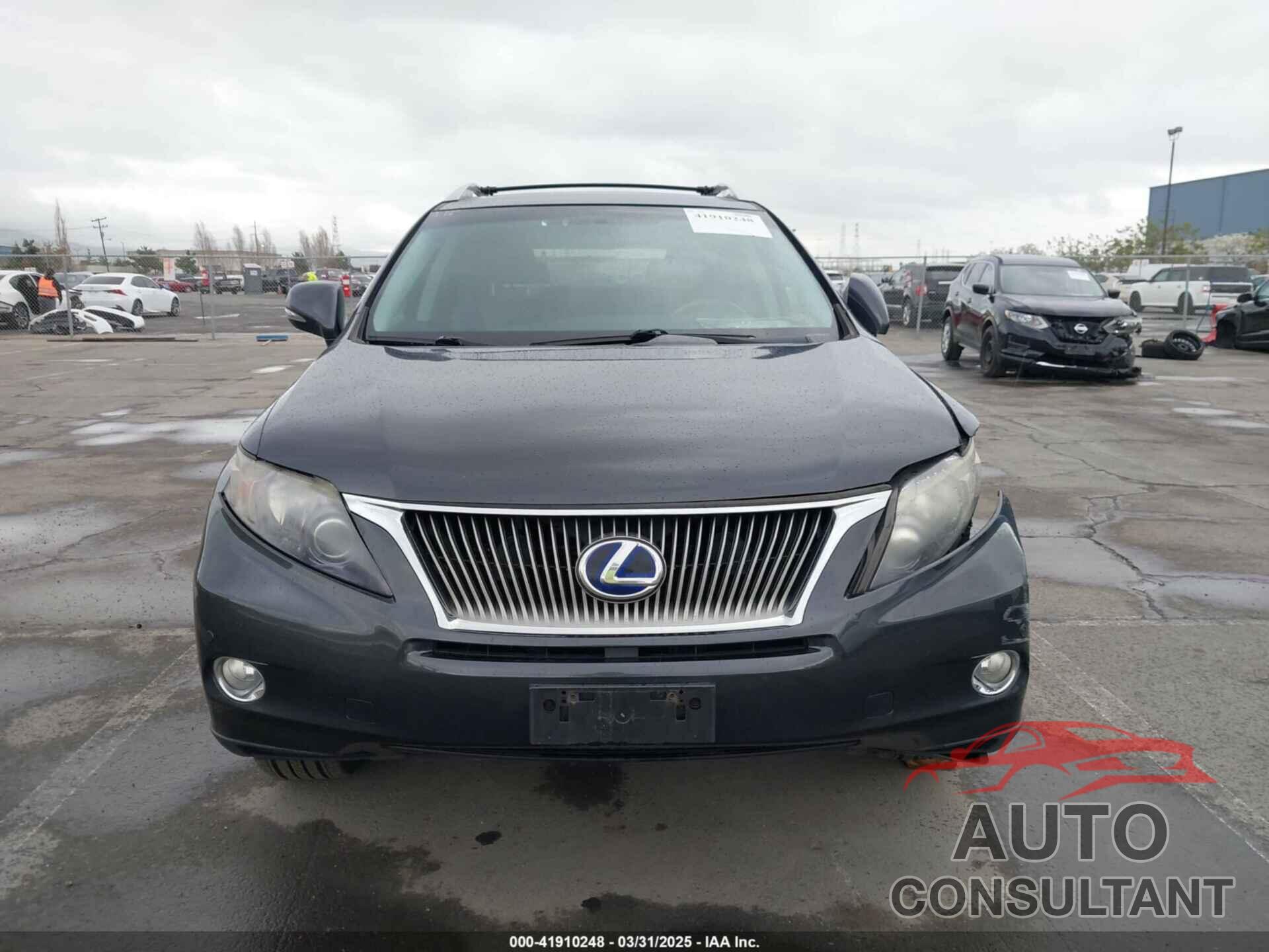 LEXUS RX 450H 2010 - JTJBC1BA7A2415024