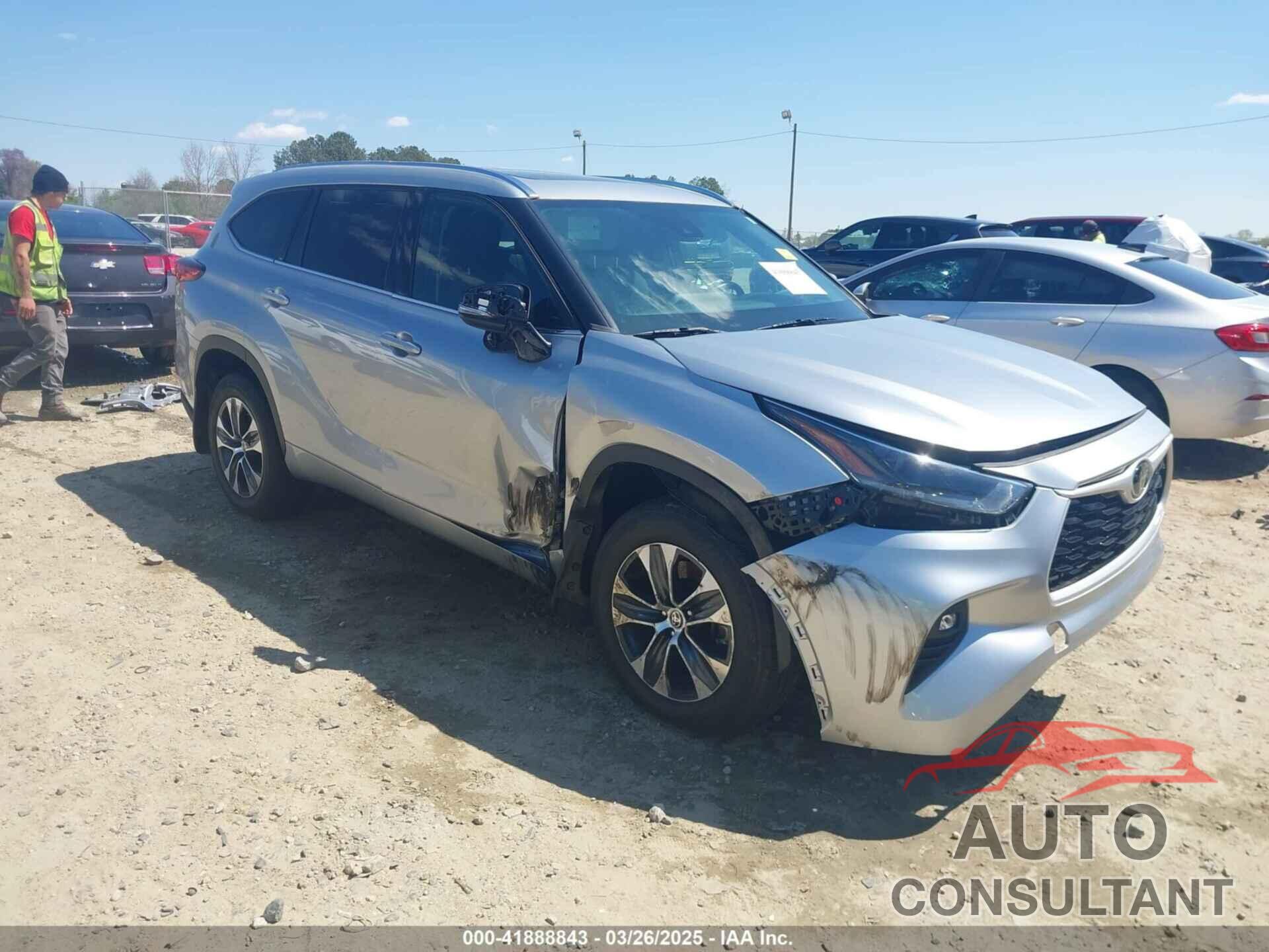 TOYOTA HIGHLANDER 2021 - 5TDGZRBH1MS526460