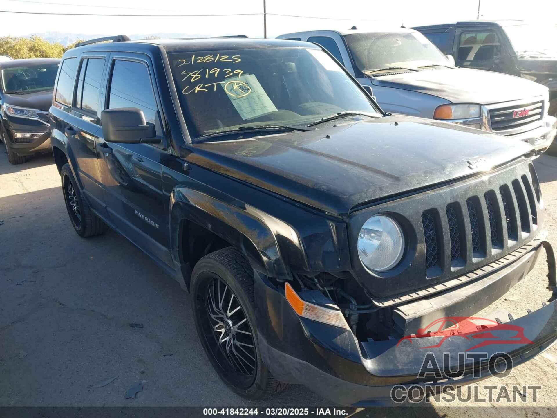 JEEP PATRIOT 2017 - 1C4NJPBBXHD157288