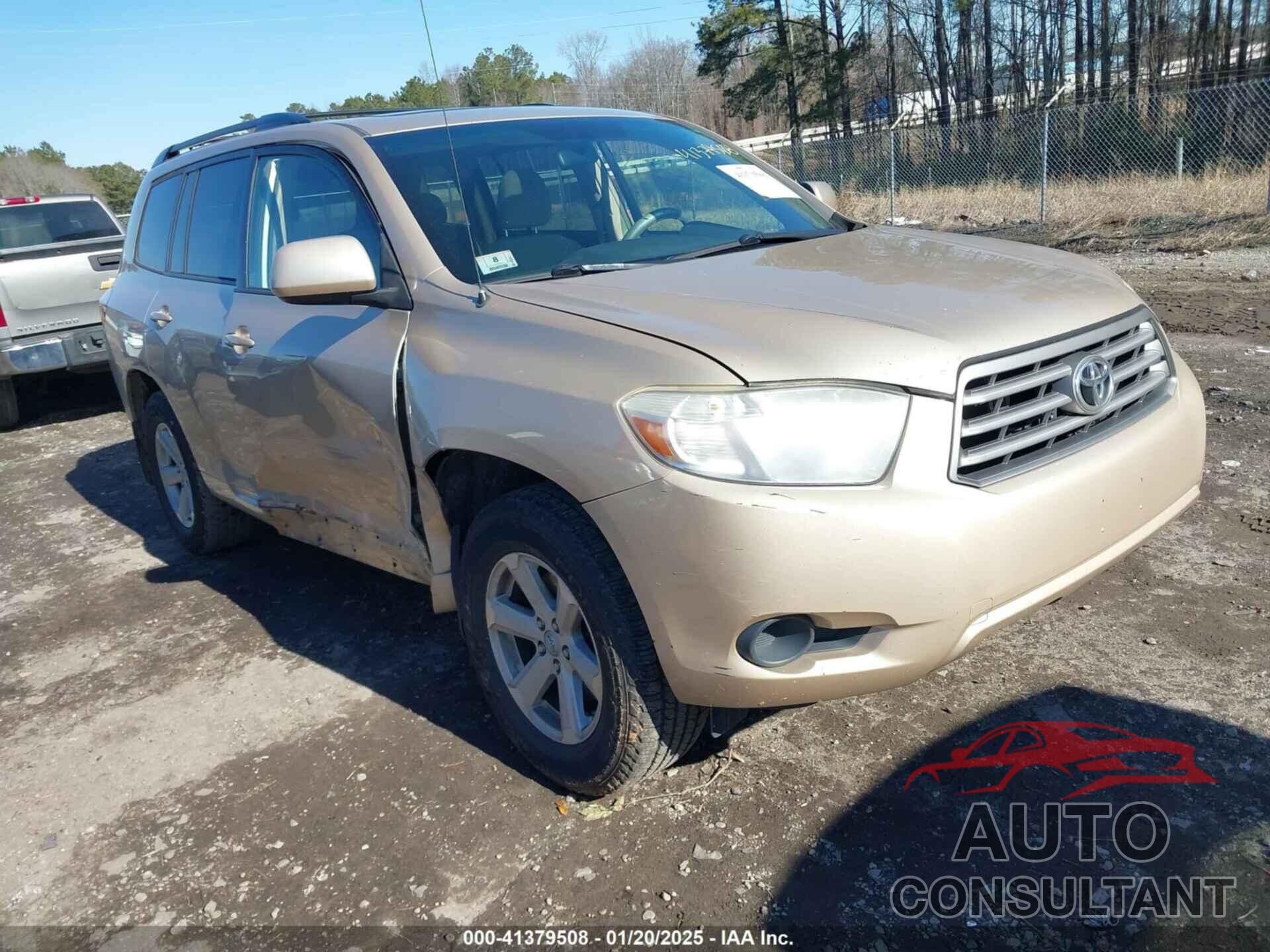 TOYOTA HIGHLANDER 2010 - 5TDBK3EHXAS014277