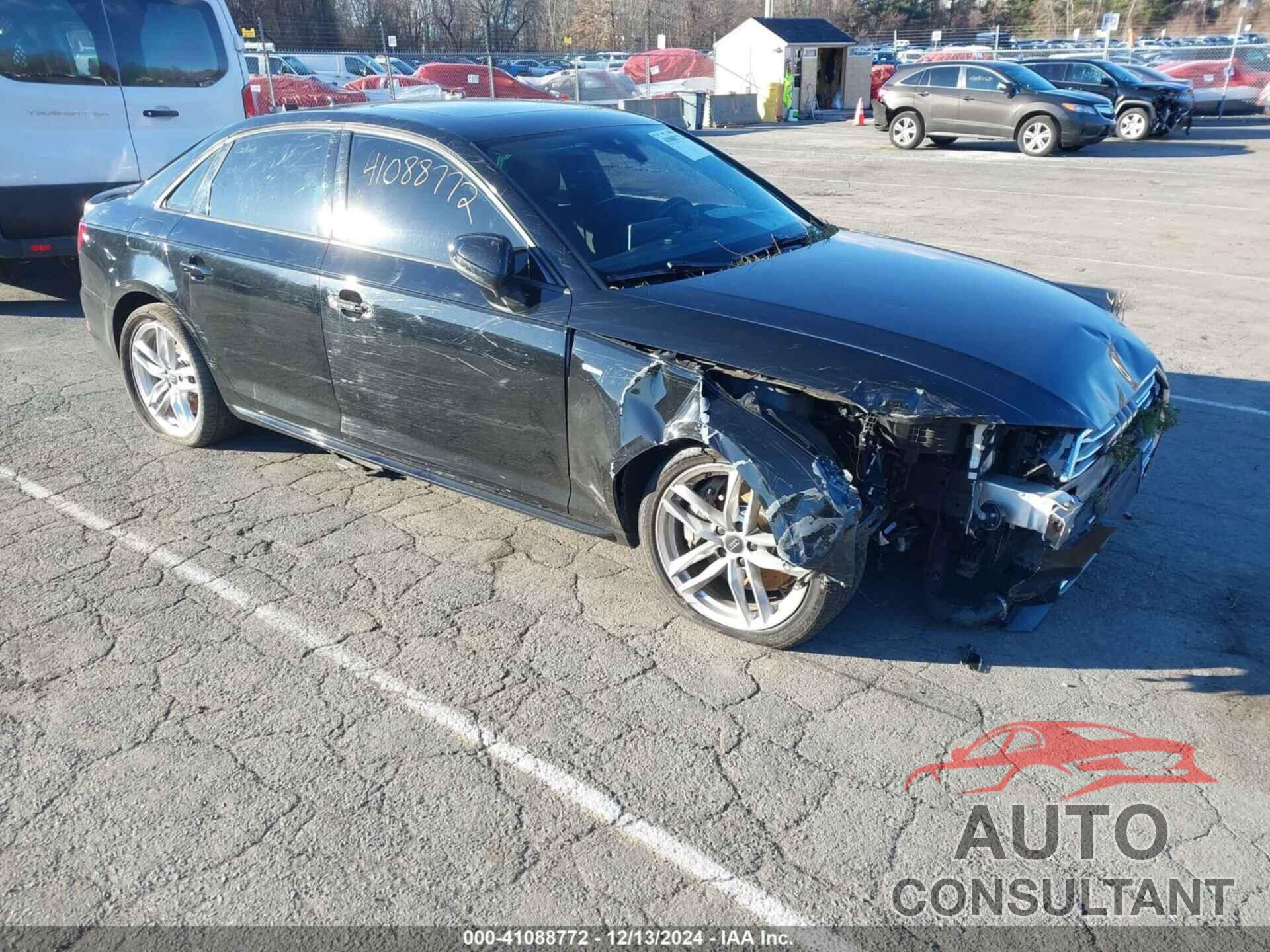 AUDI A4 2017 - WAUDNAF44HN053251