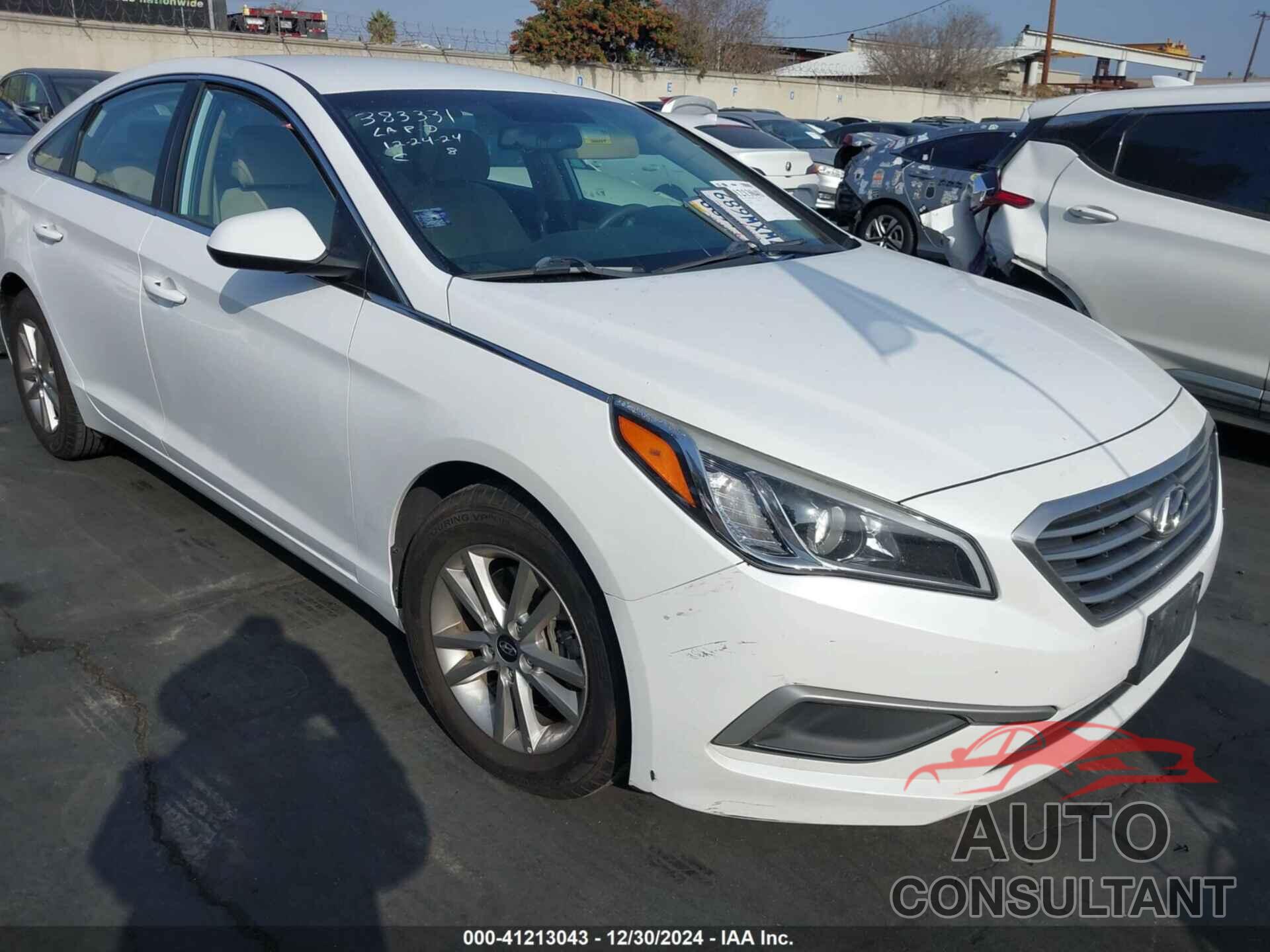 HYUNDAI SONATA 2017 - 5NPE24AF3HH506768