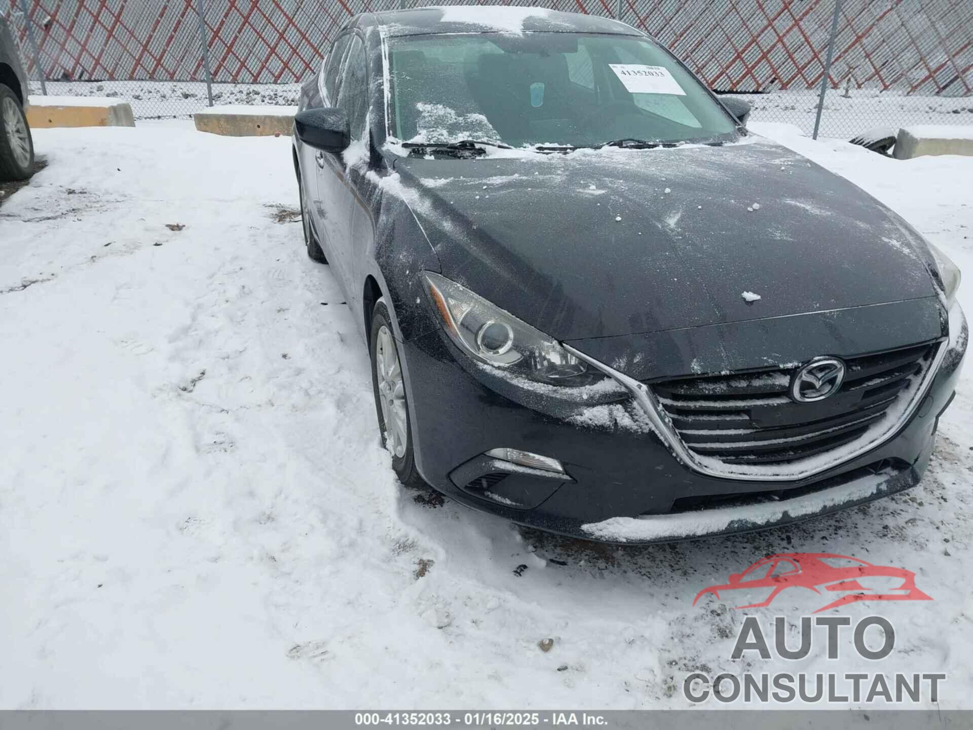 MAZDA MAZDA3 2016 - JM1BM1U72G1332780