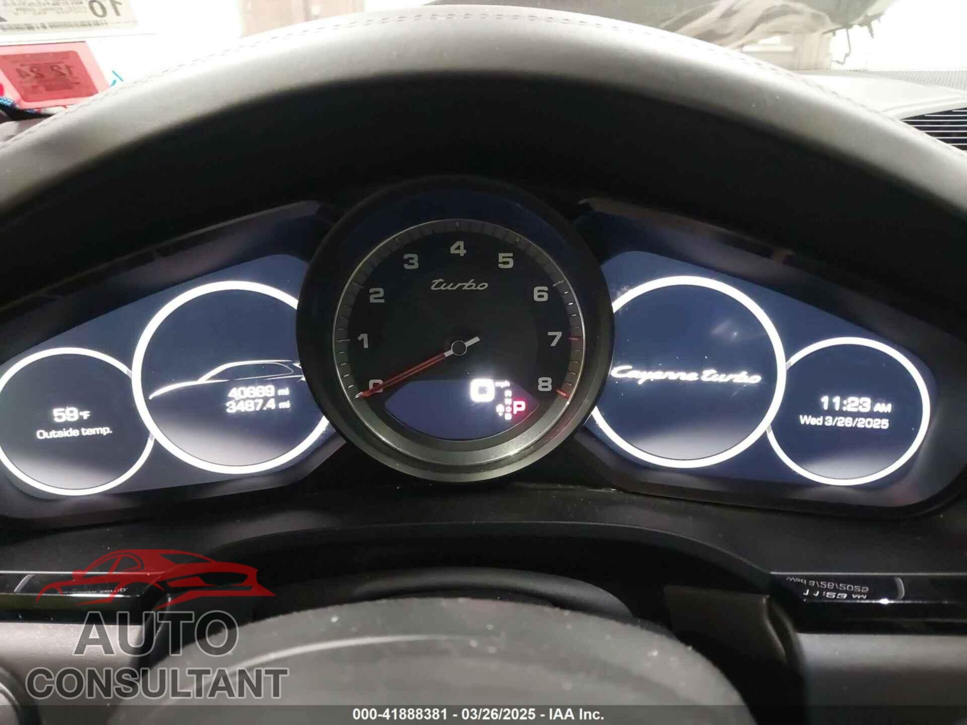 PORSCHE CAYENNE 2020 - WP1AF2AY4LDA39379