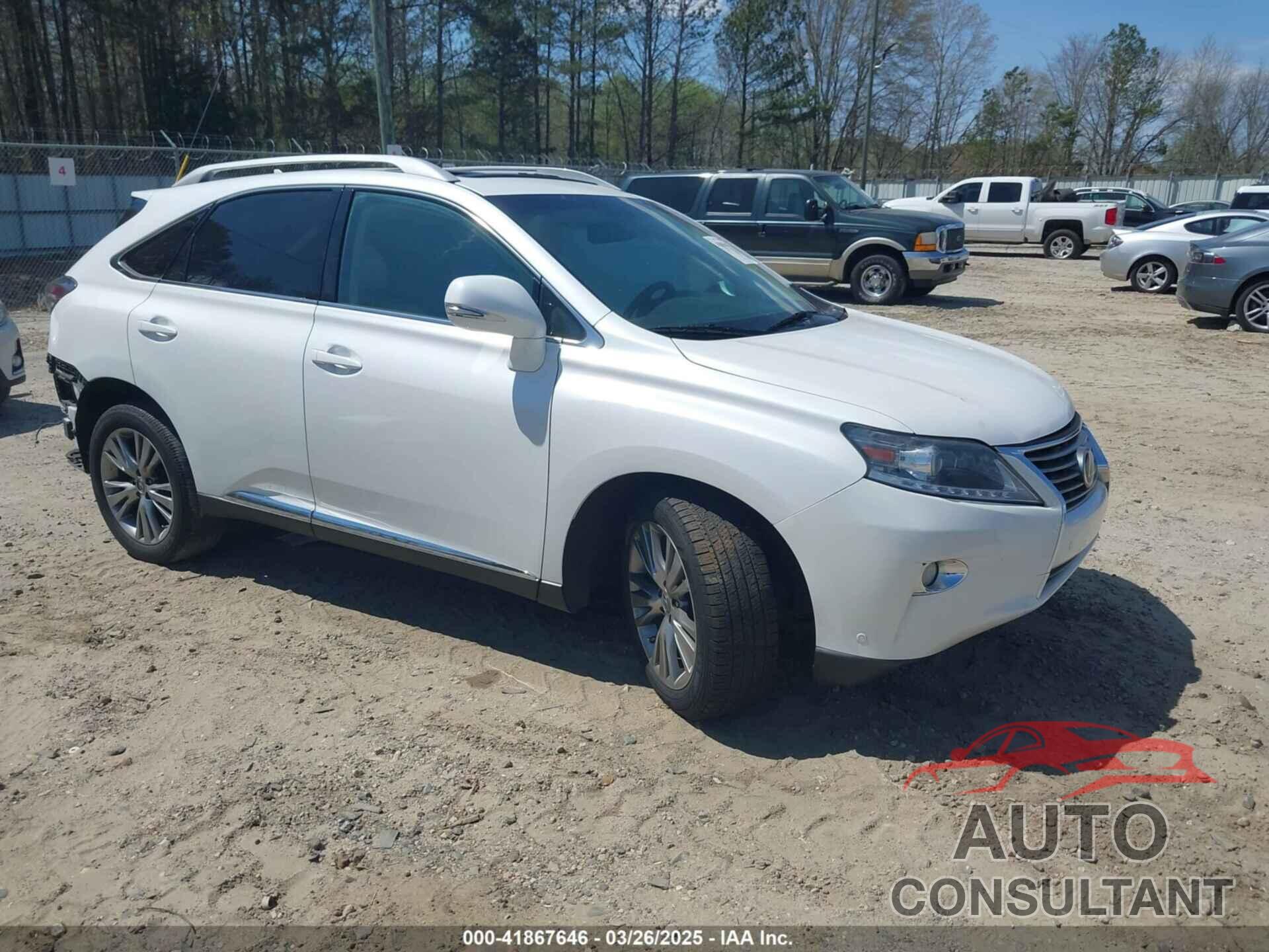 LEXUS RX 350 2013 - 2T2ZK1BA9DC128581