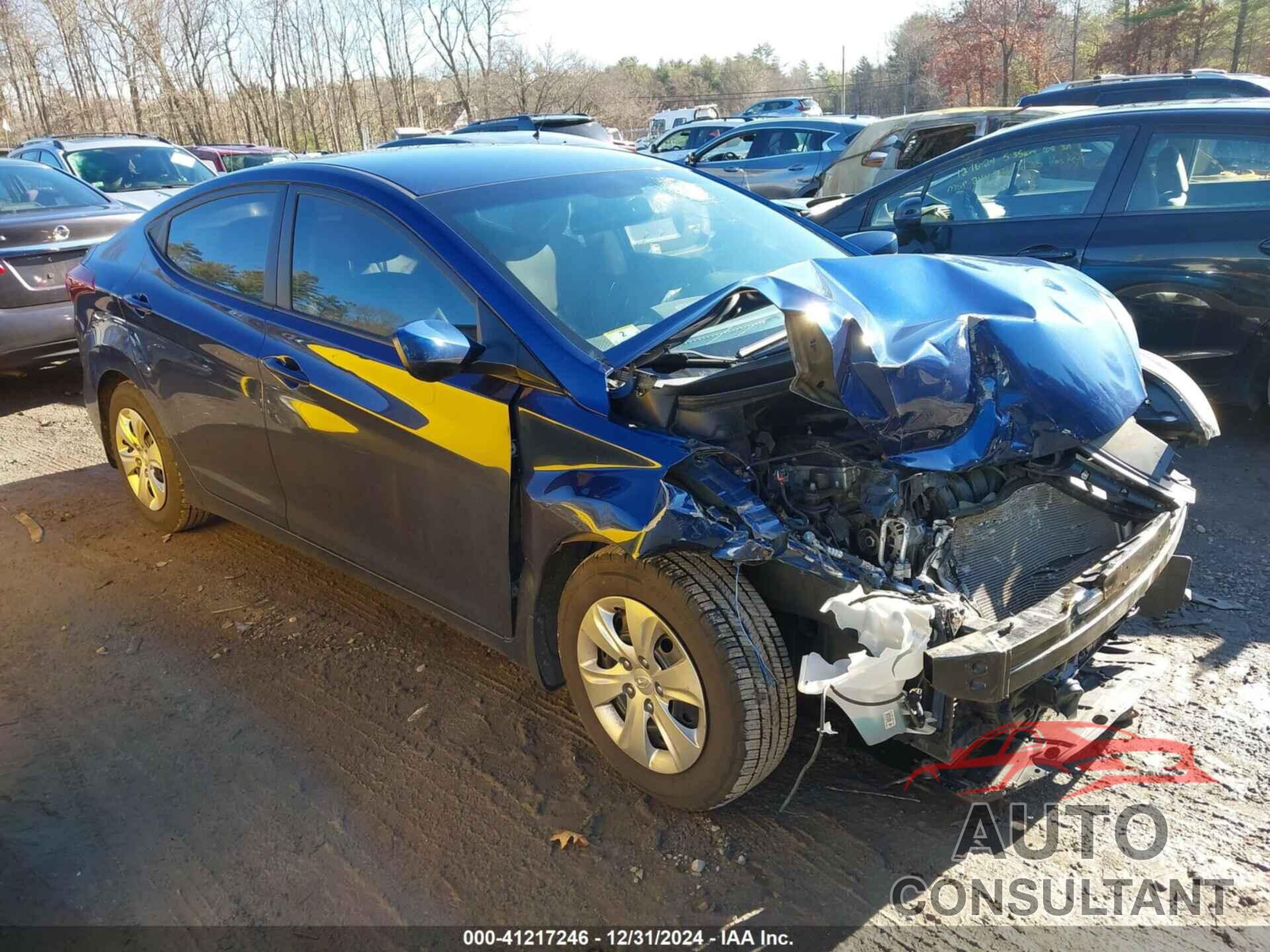 HYUNDAI ELANTRA 2016 - 5NPDH4AE9GH717523