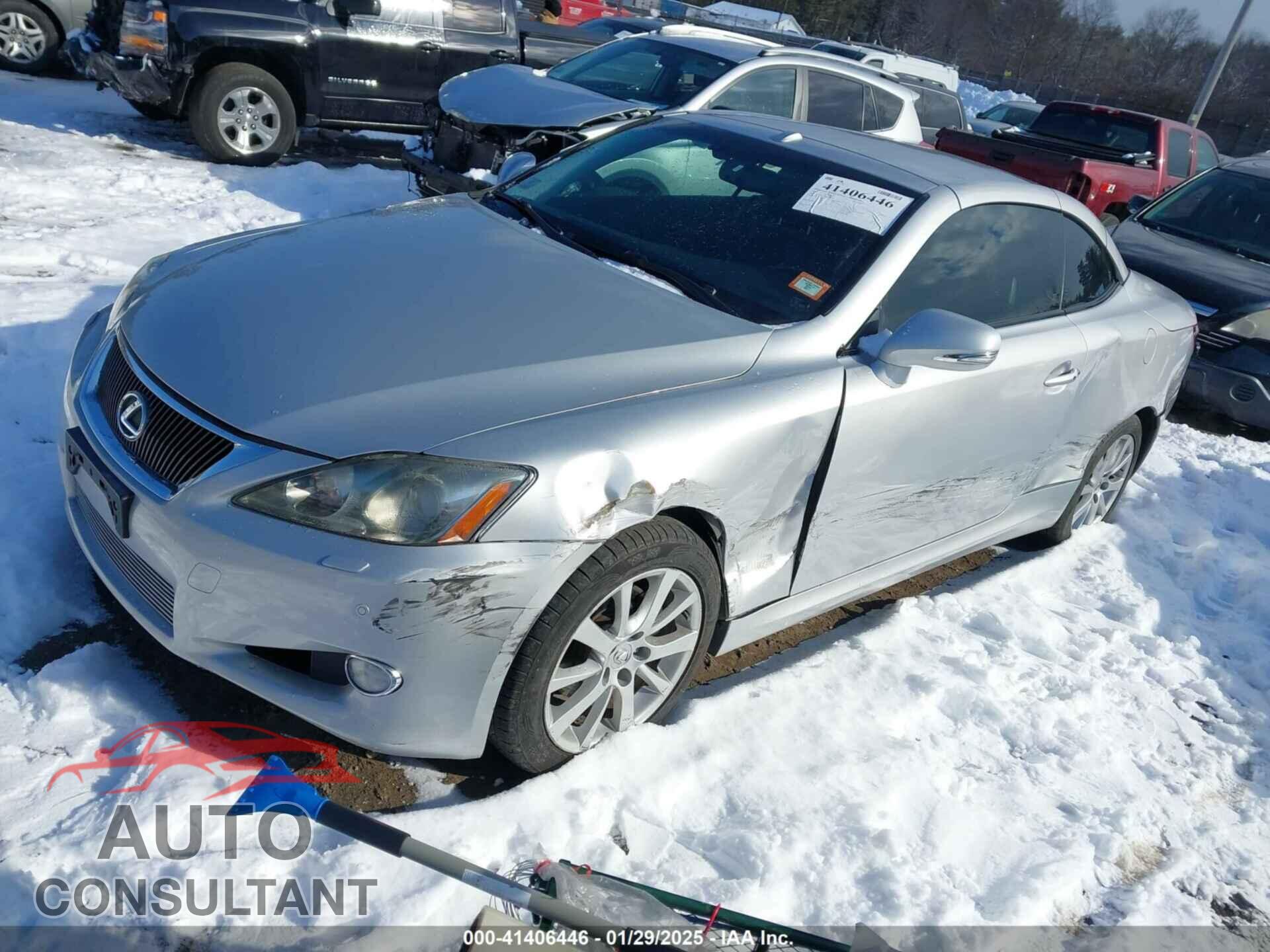 LEXUS IS 250C 2010 - JTHFF2C29A2502320