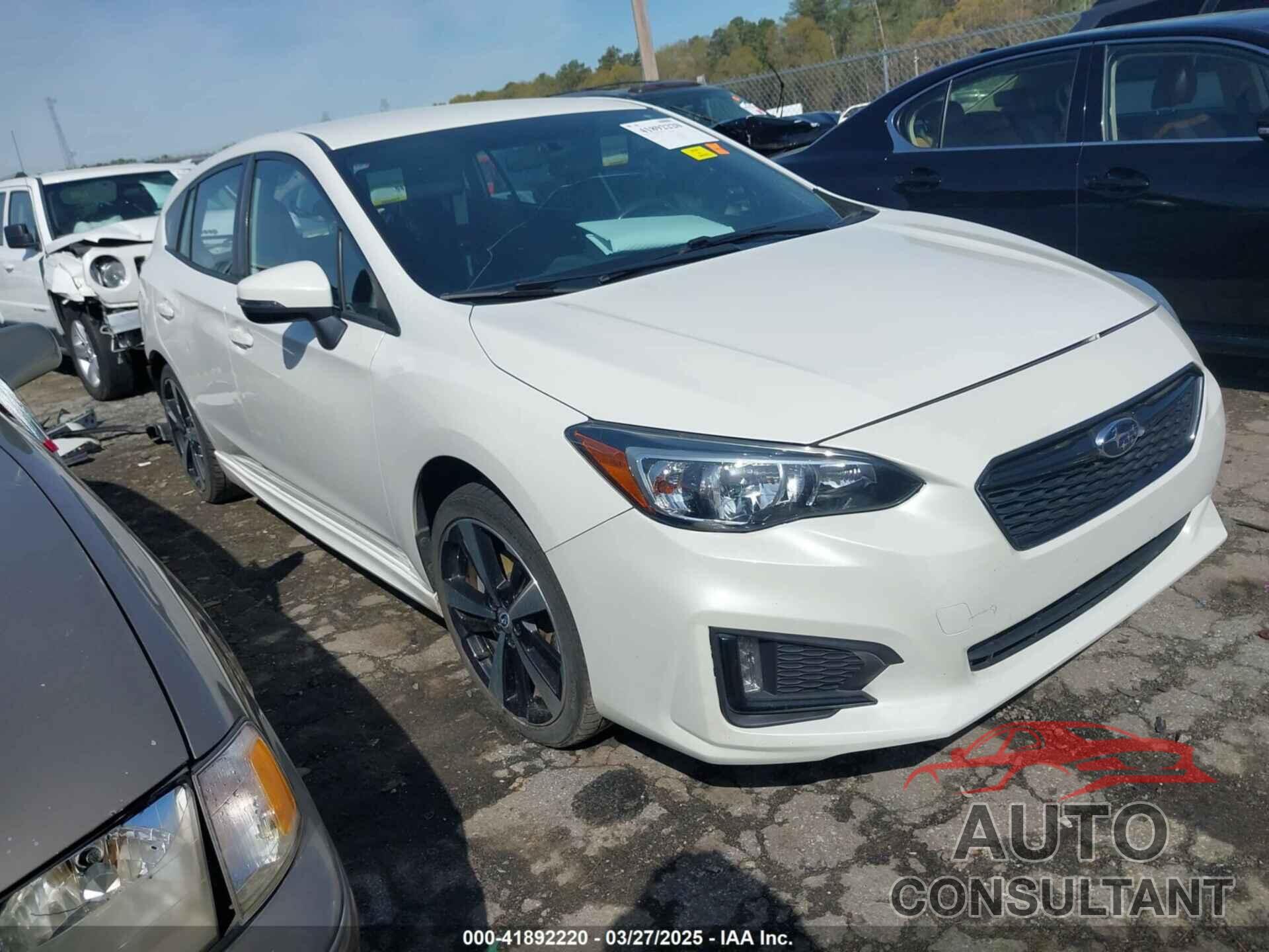 SUBARU IMPREZA 2017 - 4S3GTAK61H1734732